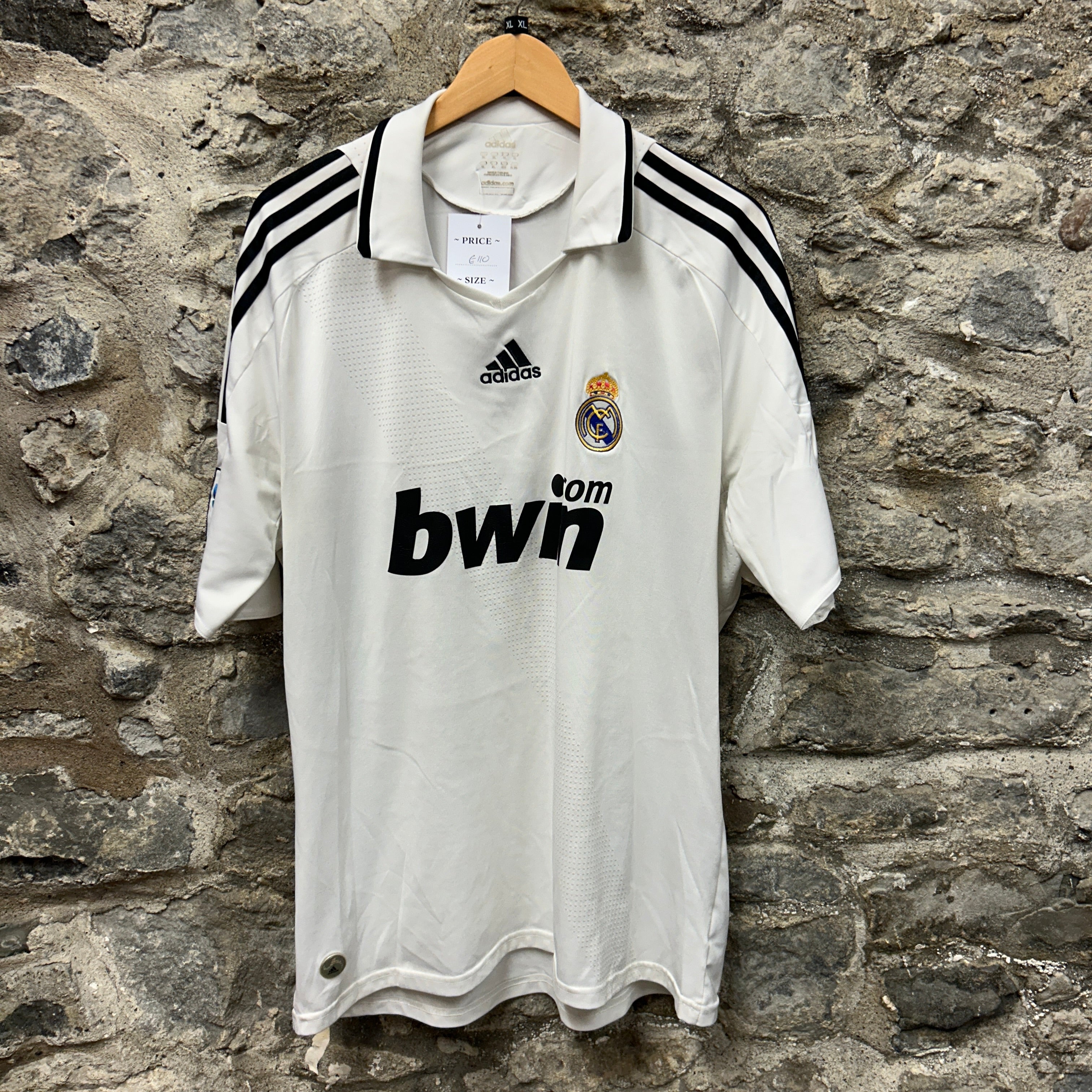 Real Madrid 2008/2009 Adidas Football Shirt
