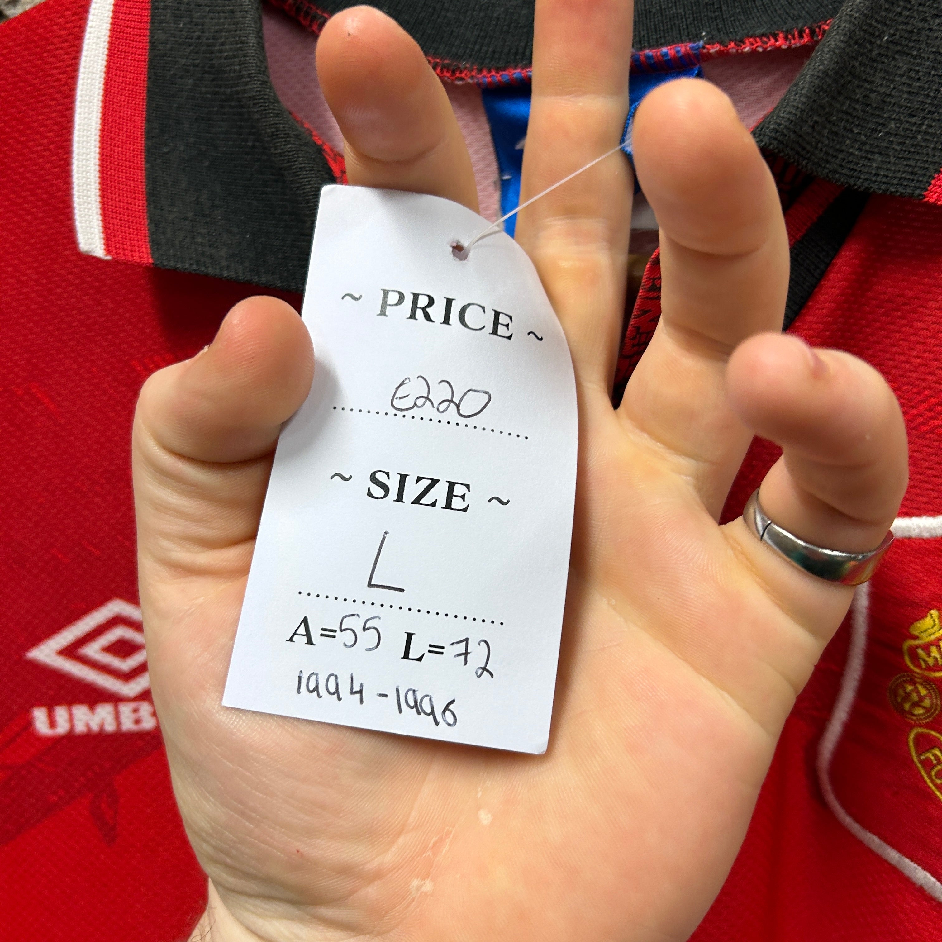 Vintage Manchester - 1994/1996 Umbro Football Shirt