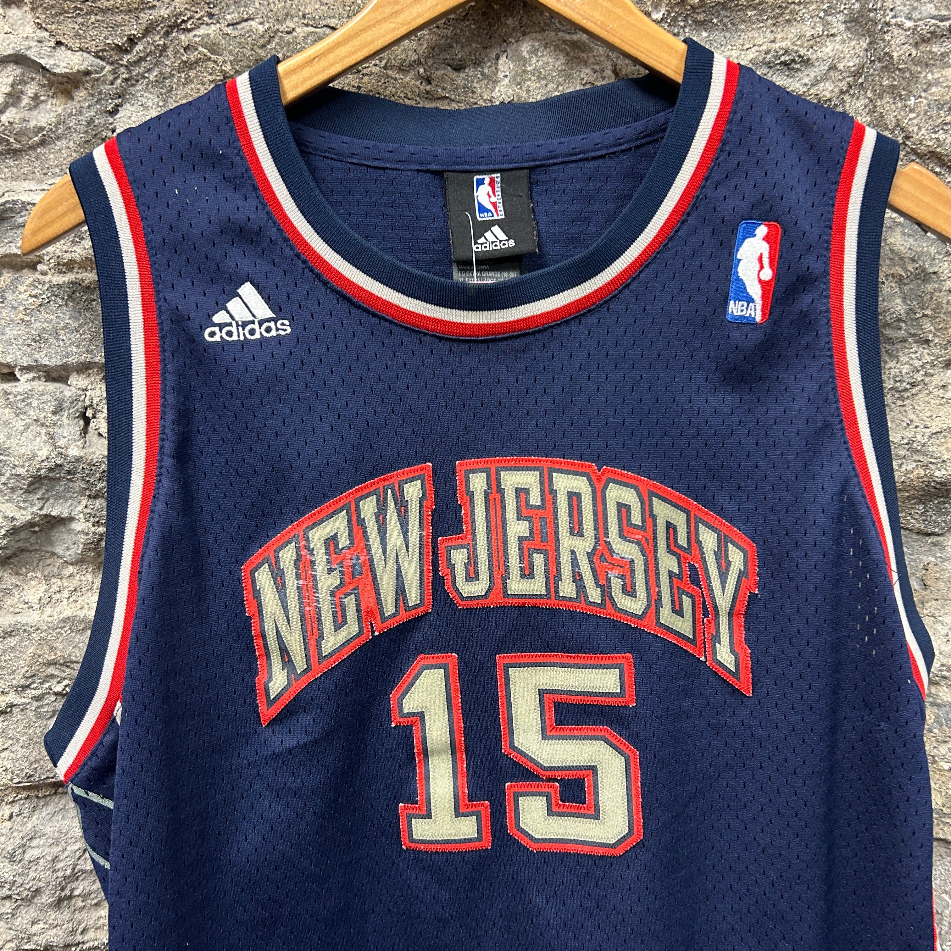New Jersey Nets Vince Carter Adidas Basketball Jersey