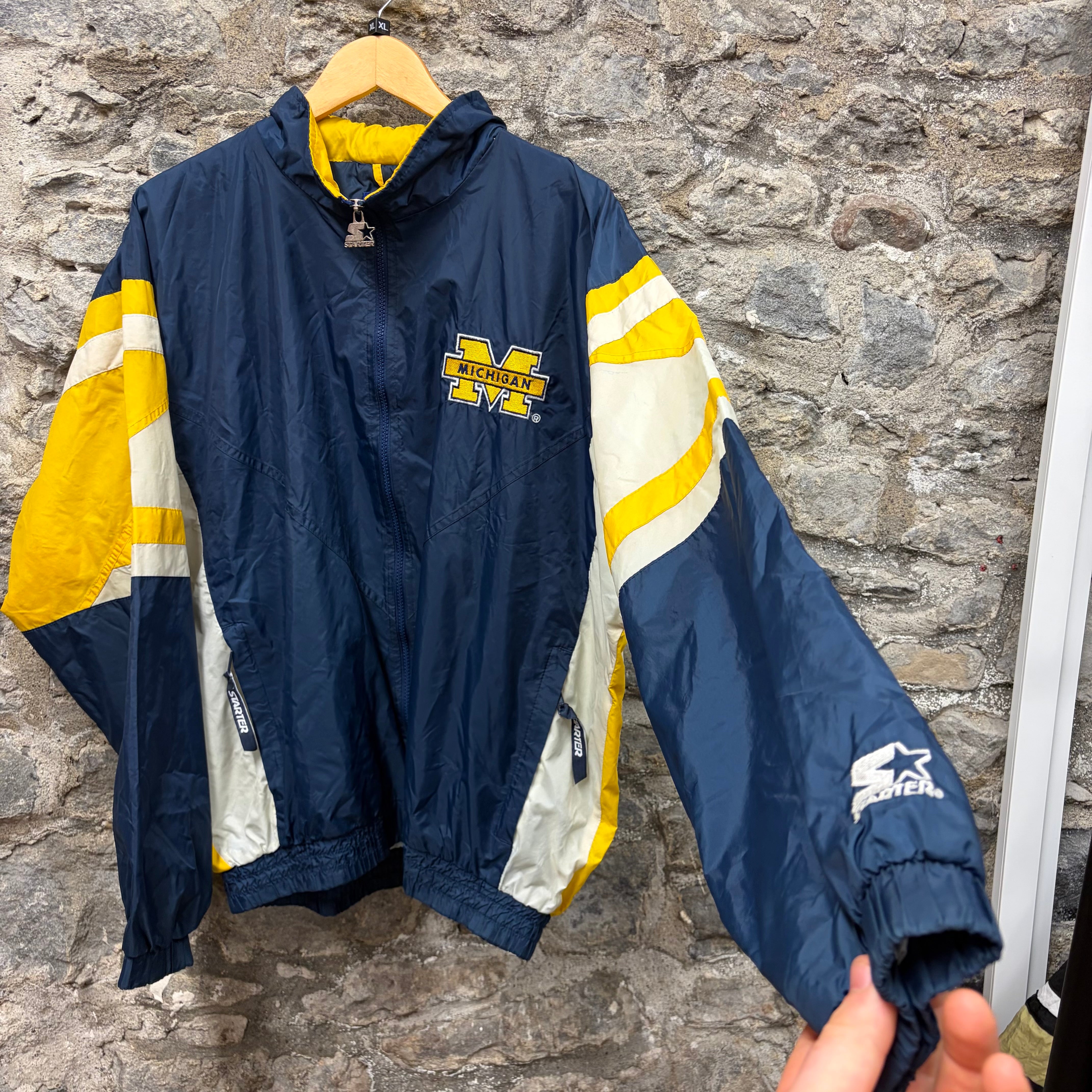 Michigan Starter Windbreaker Jacket