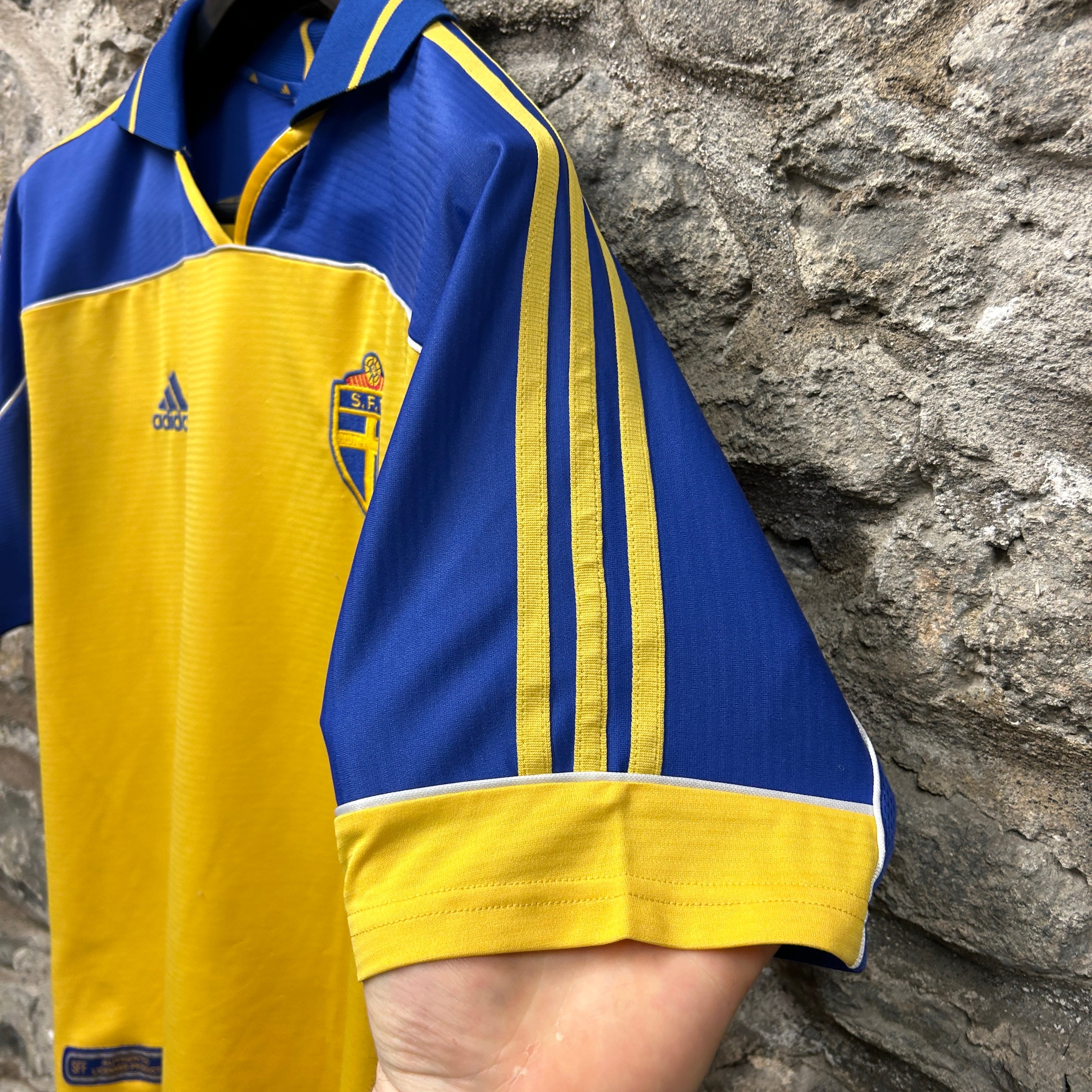 Vintage Sweden2000/2002 Adidas Football Shirt