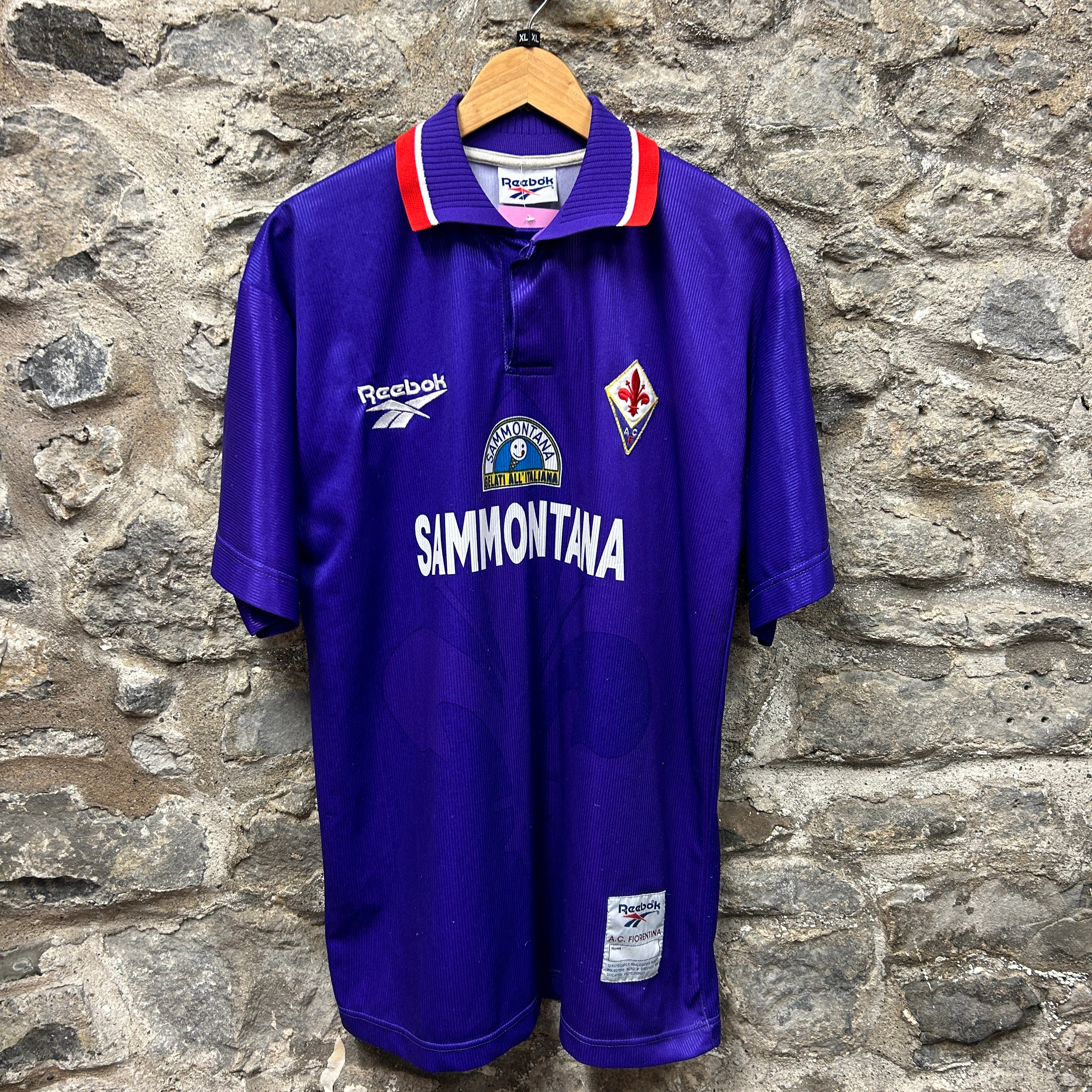 Florentina 1995 Robbiati Reebok Football Jersey