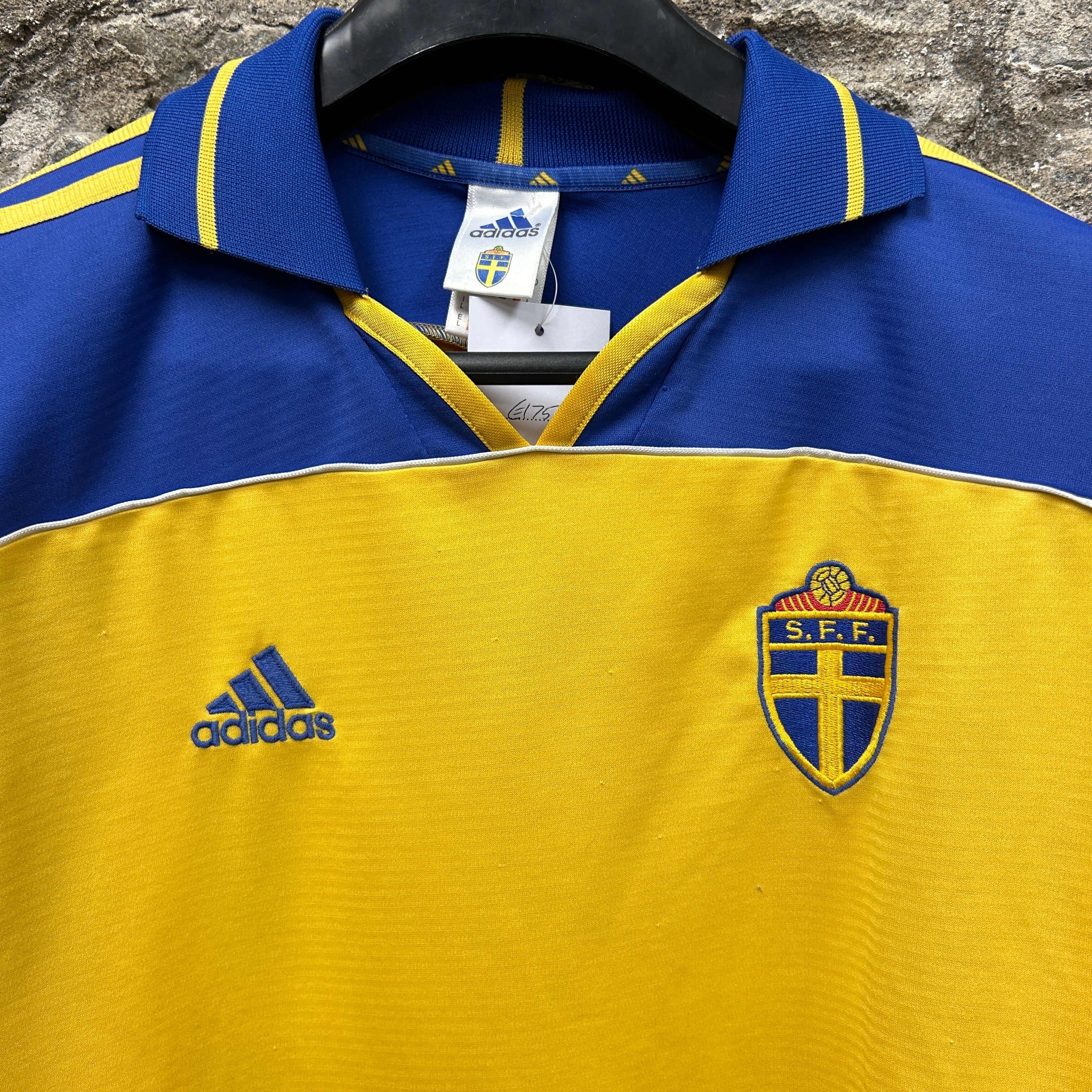 Vintage Sweden2000/2002 Adidas Football Shirt