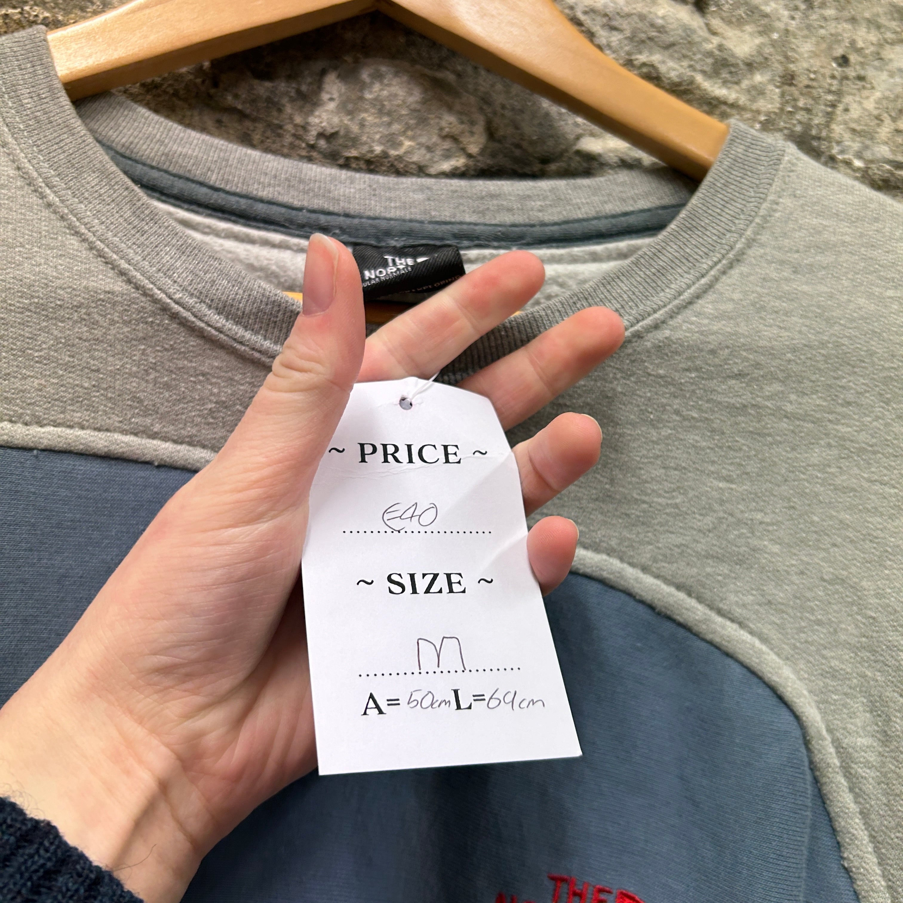 Rework The North Face Sweatshirt