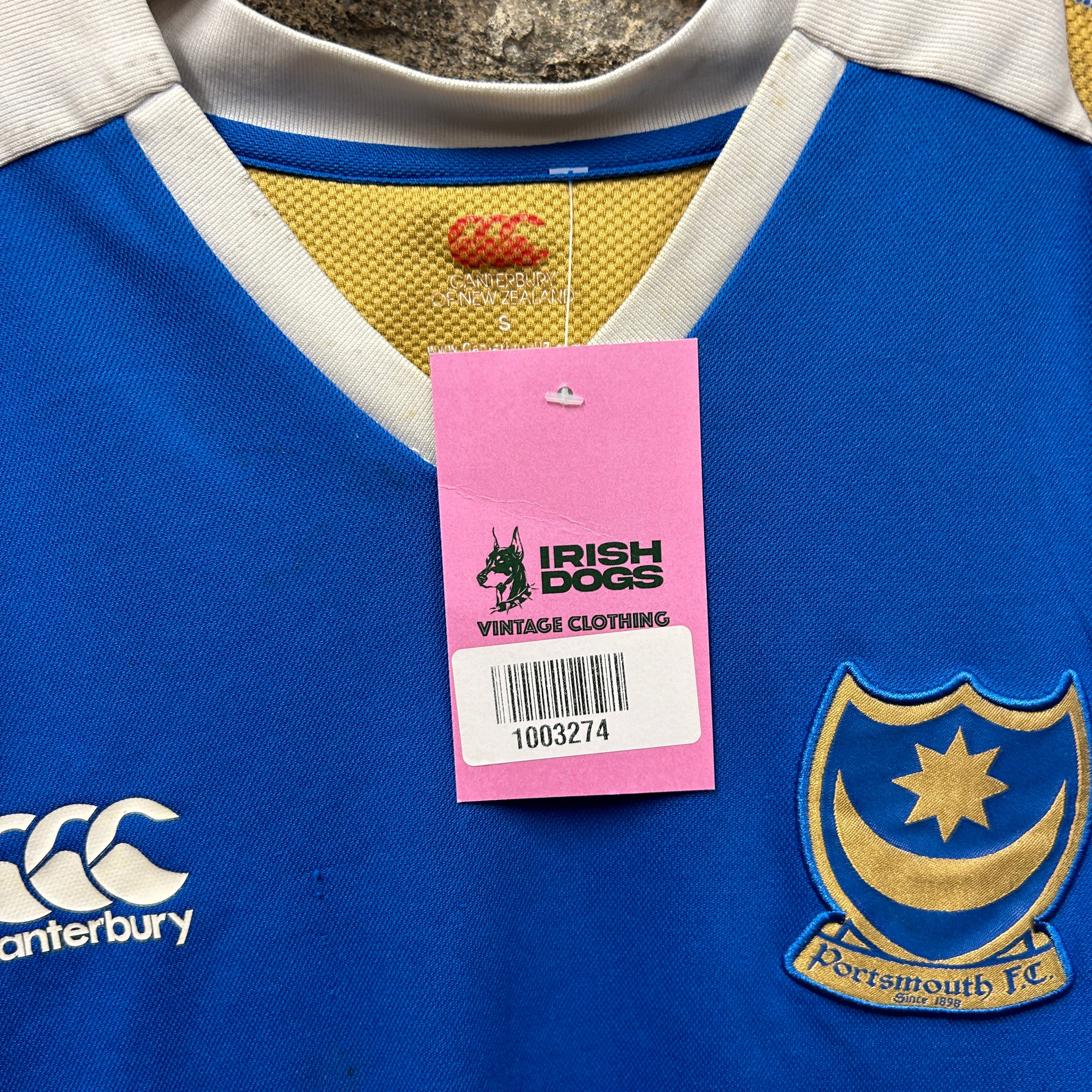Portsmouth 2007/2008 Canterbury Football Shirt