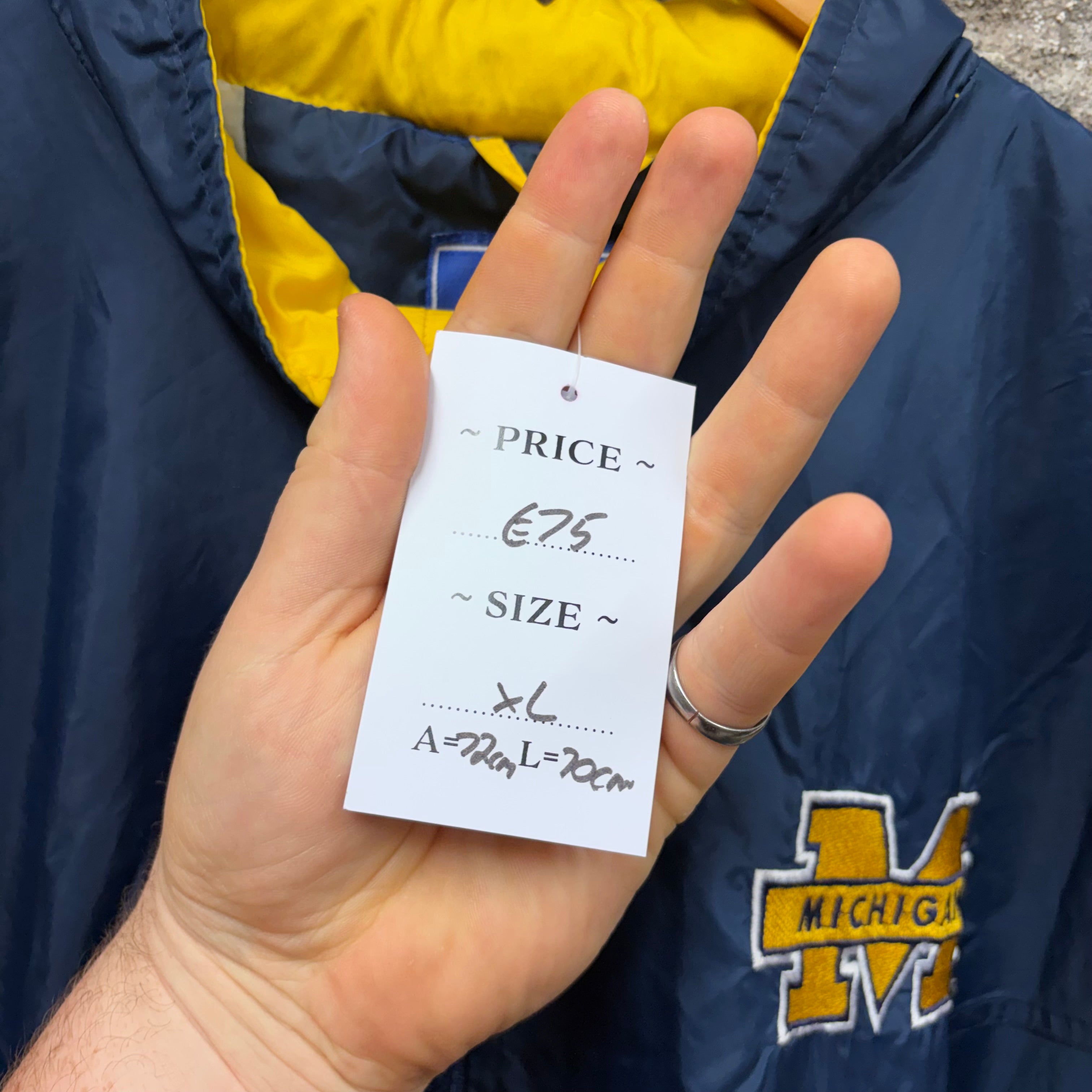 Michigan Starter Windbreaker Jacket