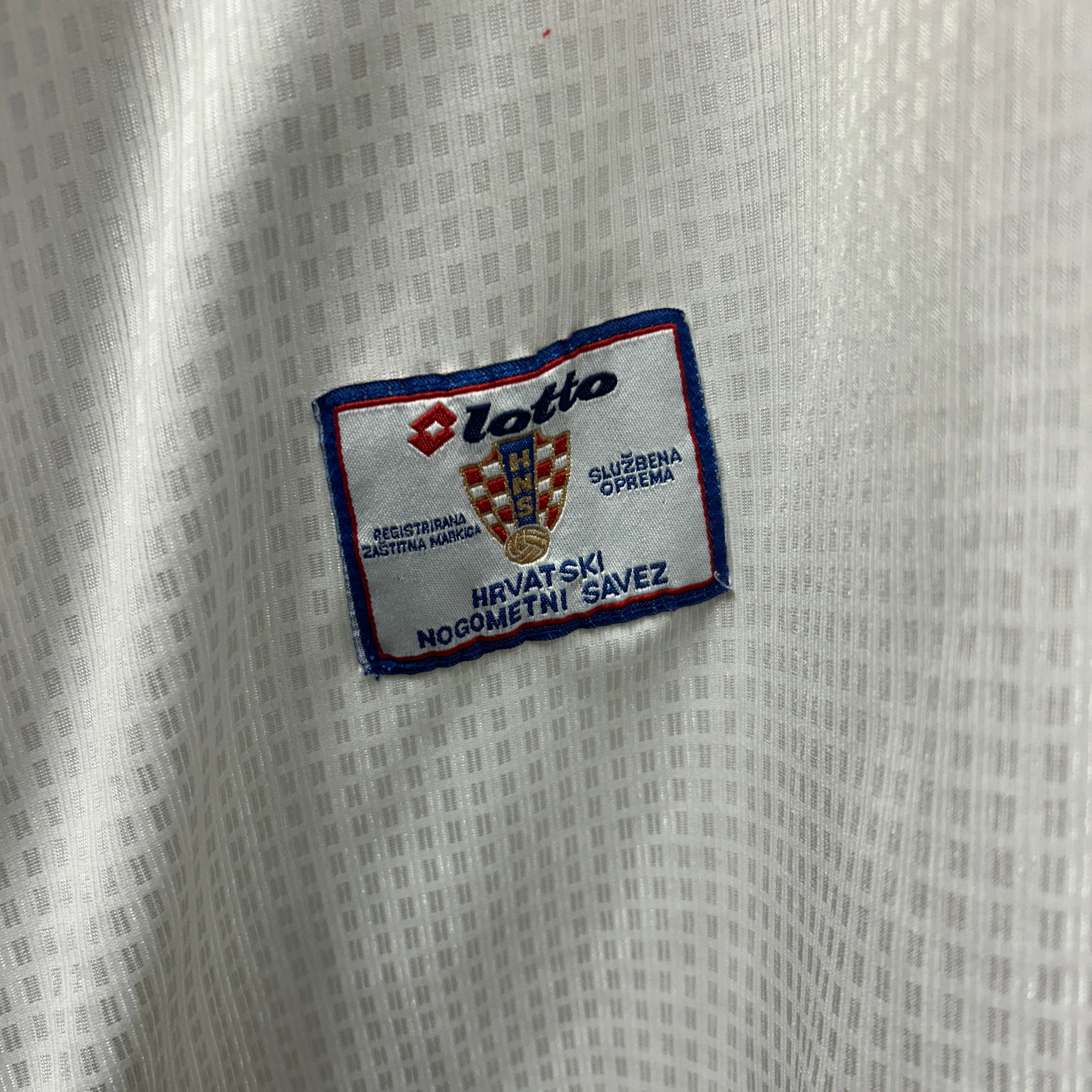 Vintage Croatia 1998-2001 Lotto Football Shirt
