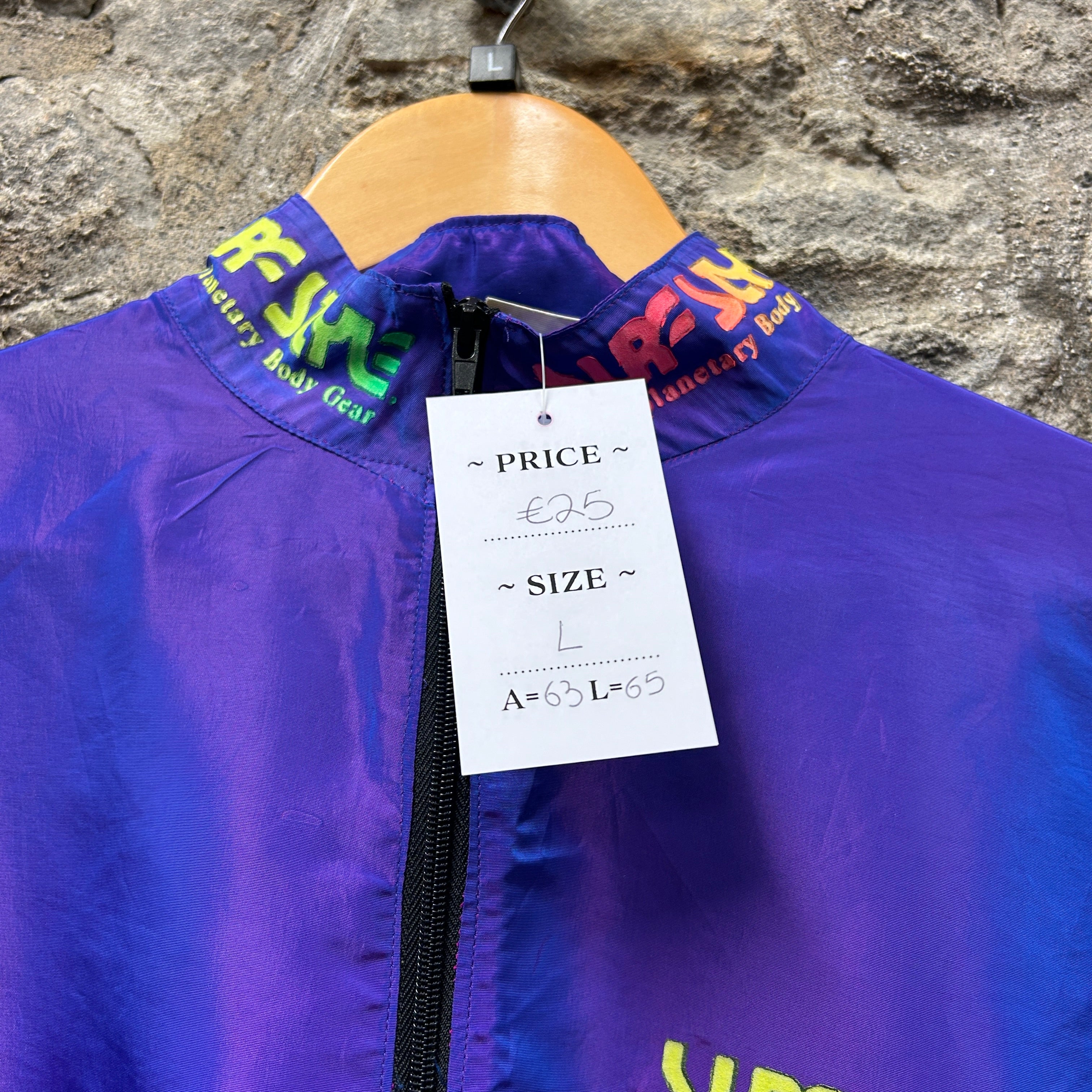 Vintage Surf Style Windbreaker Jacket