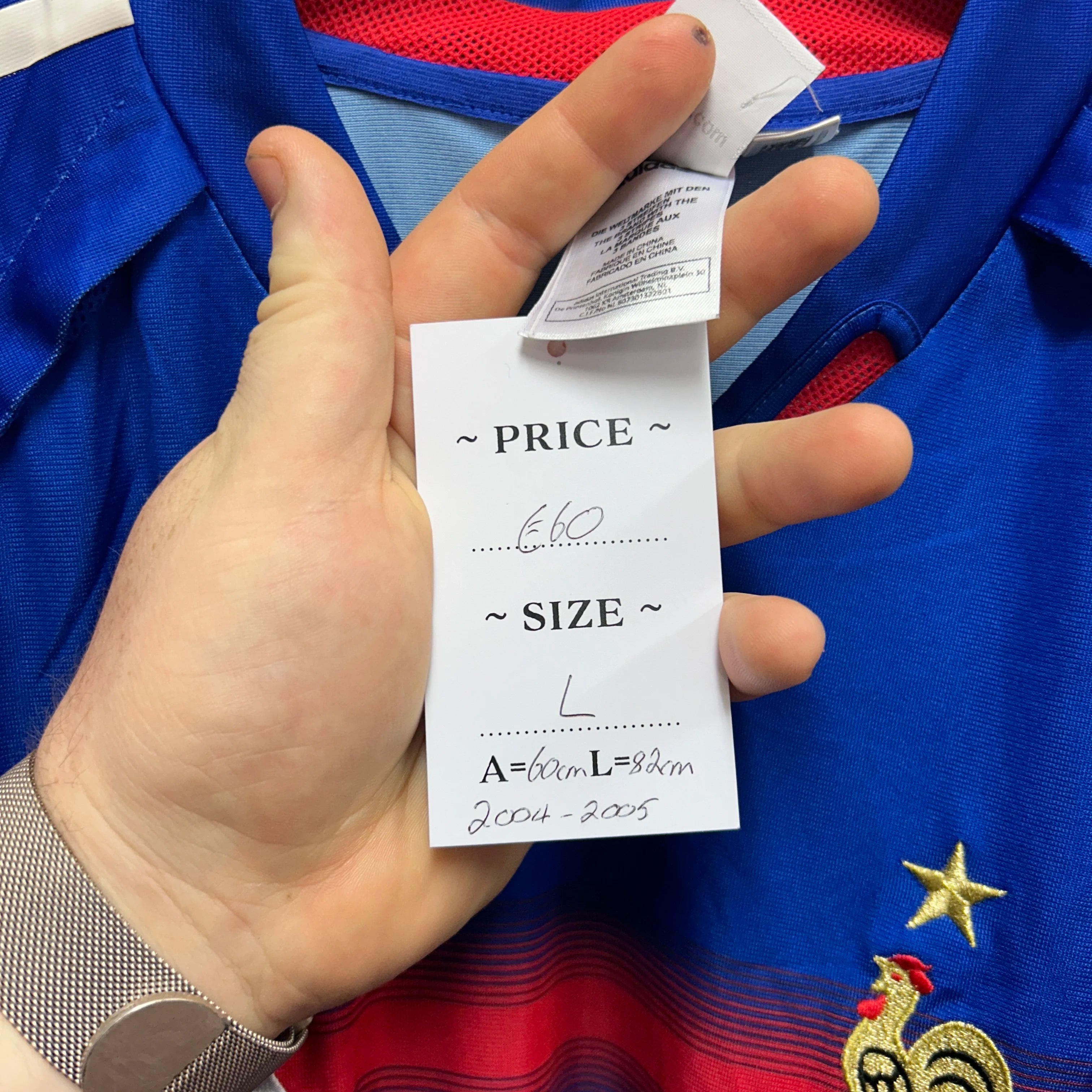 Vintage France Football Shirt 2004-2005