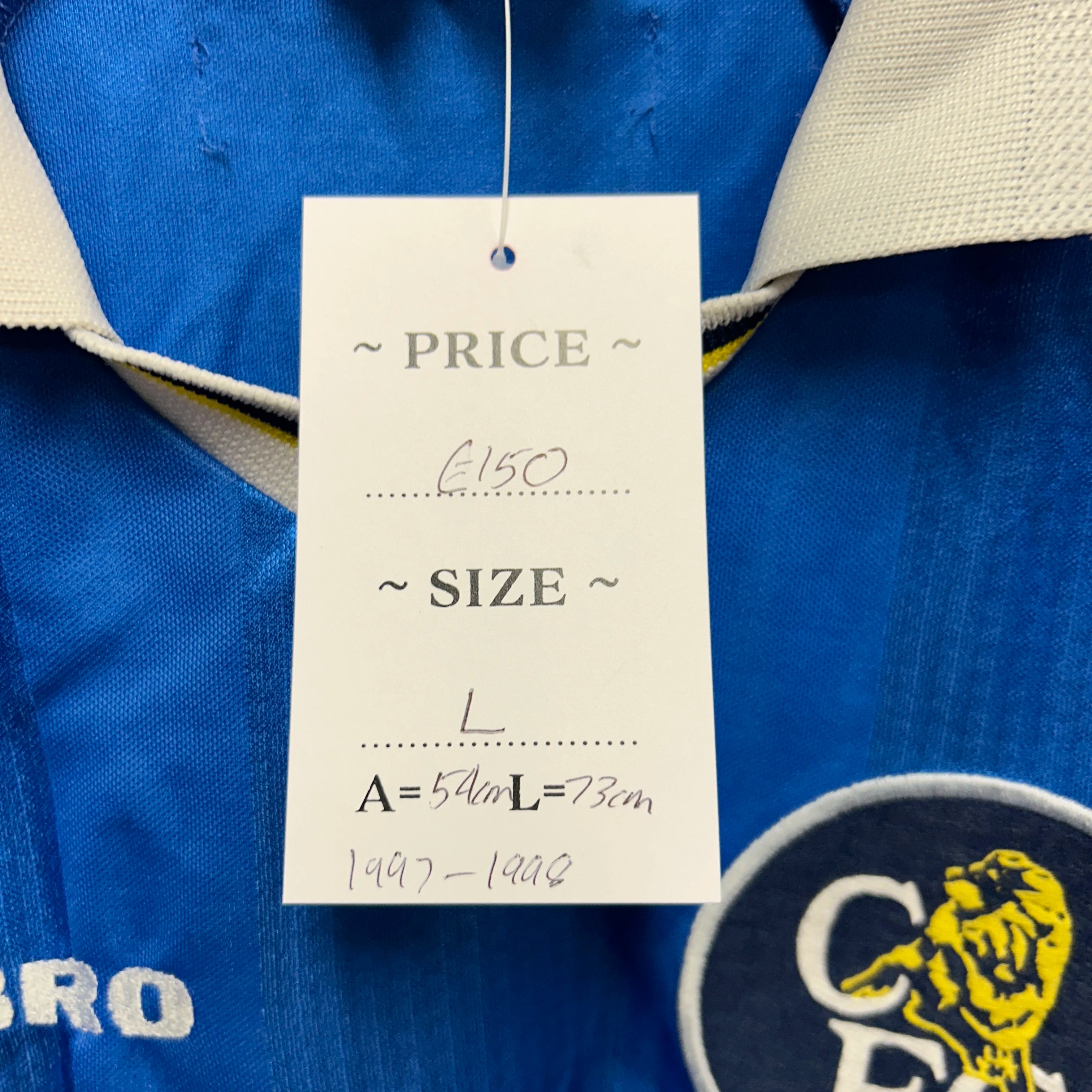 Vintage Chelsea Football Shirt 1997-1998