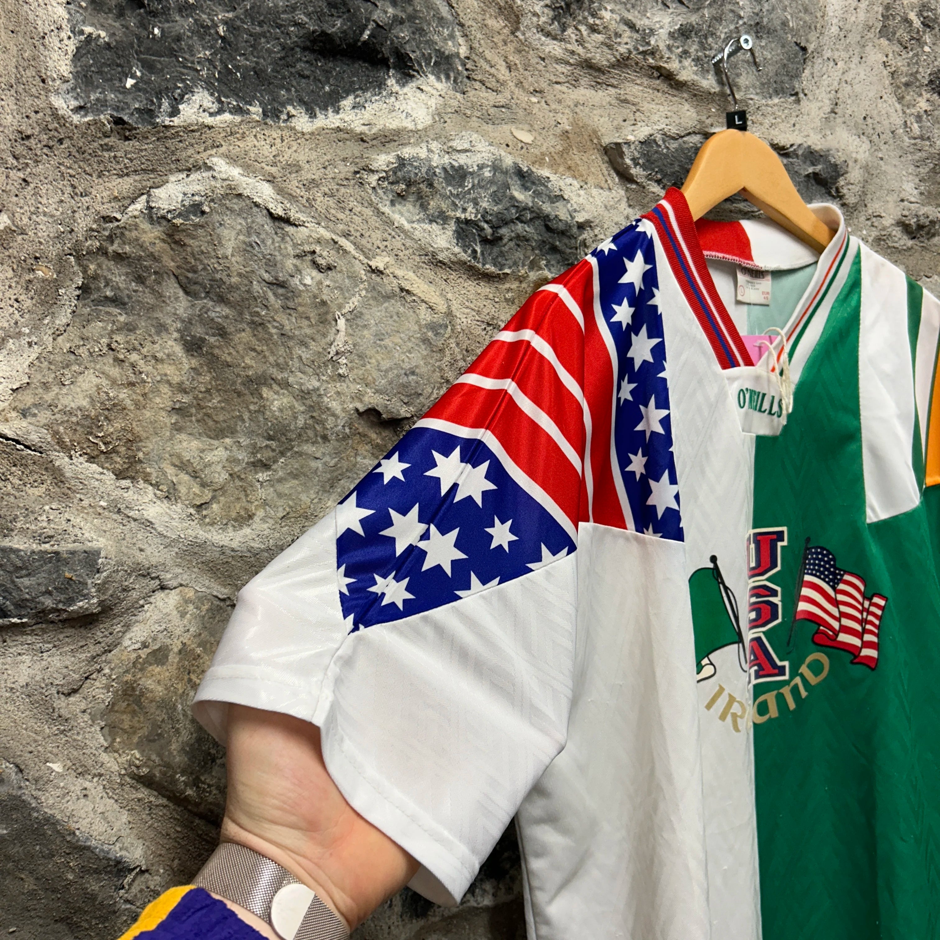 Vintage ireland vs America Jersey