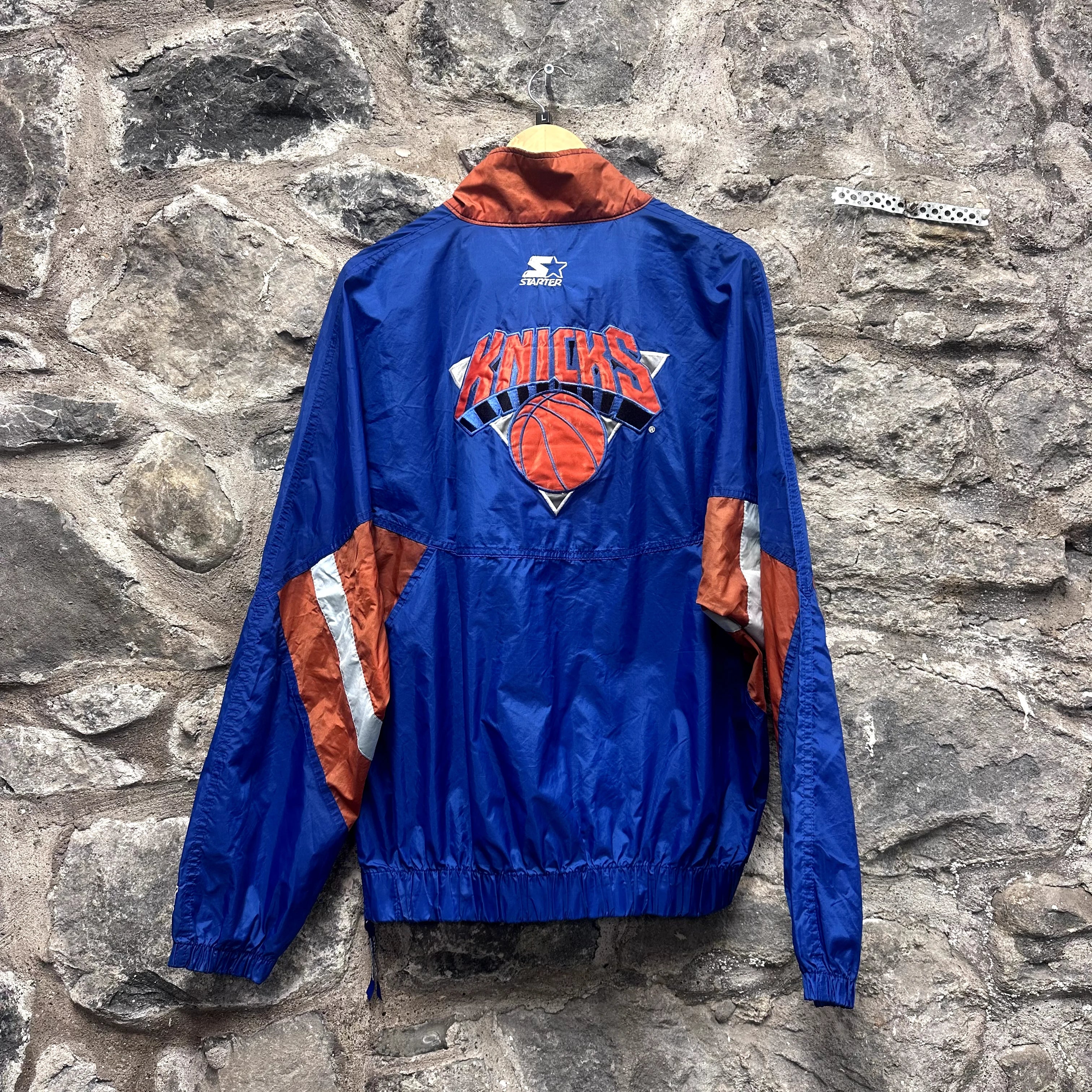Vintage Starter Windbreaker Jacket New York Knicks