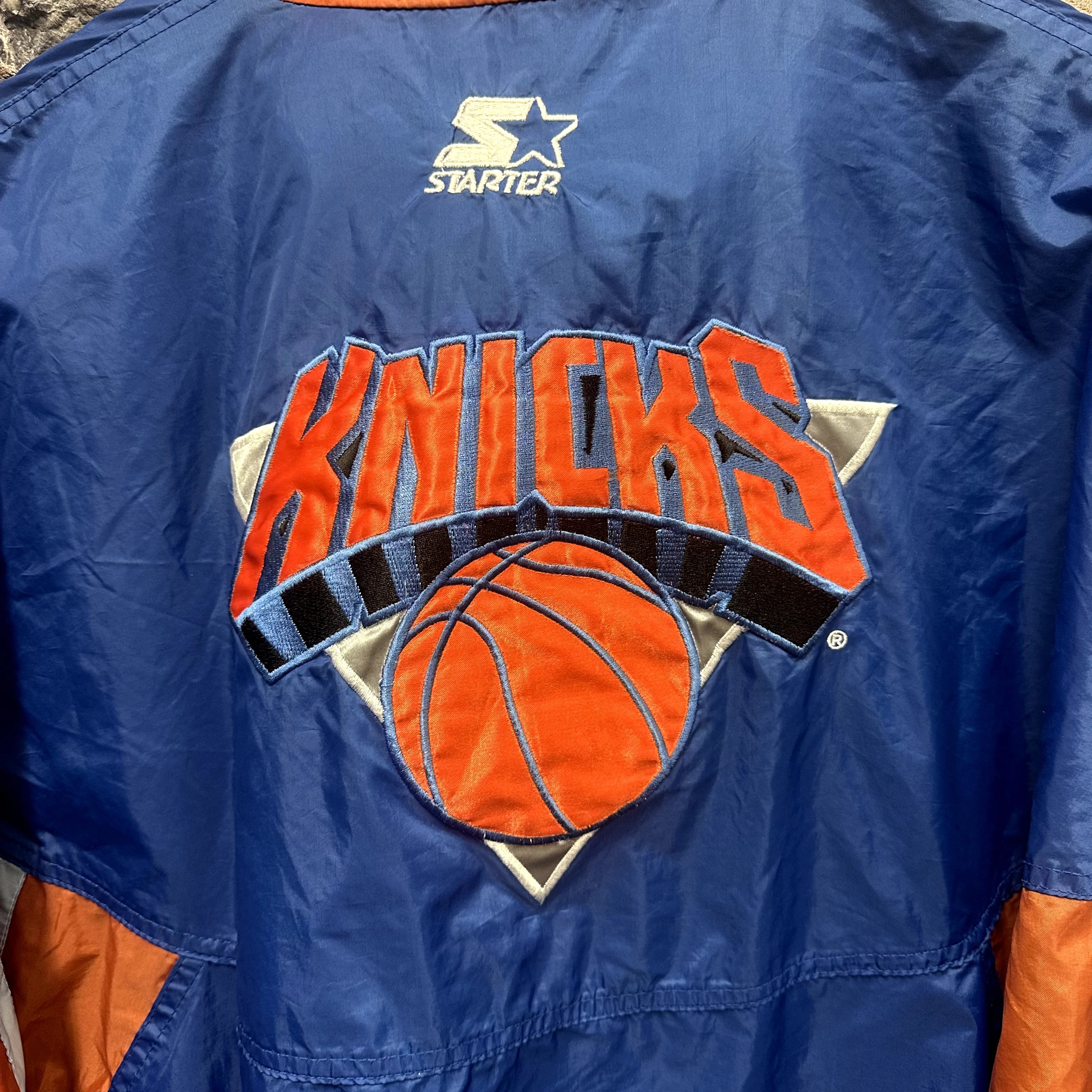 Vintage Starter Windbreaker Jacket New York Knicks