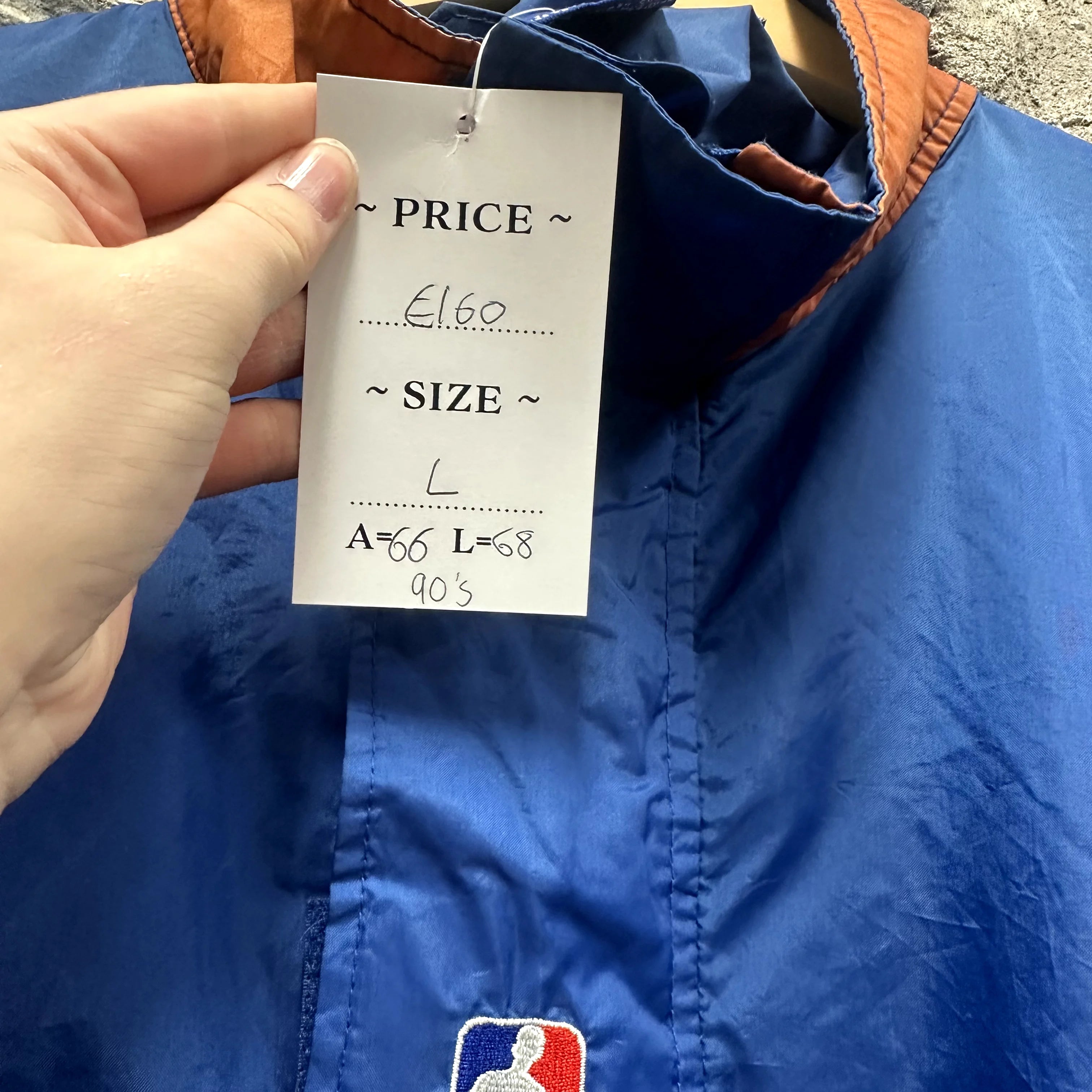 Vintage Starter Windbreaker Jacket New York Knicks