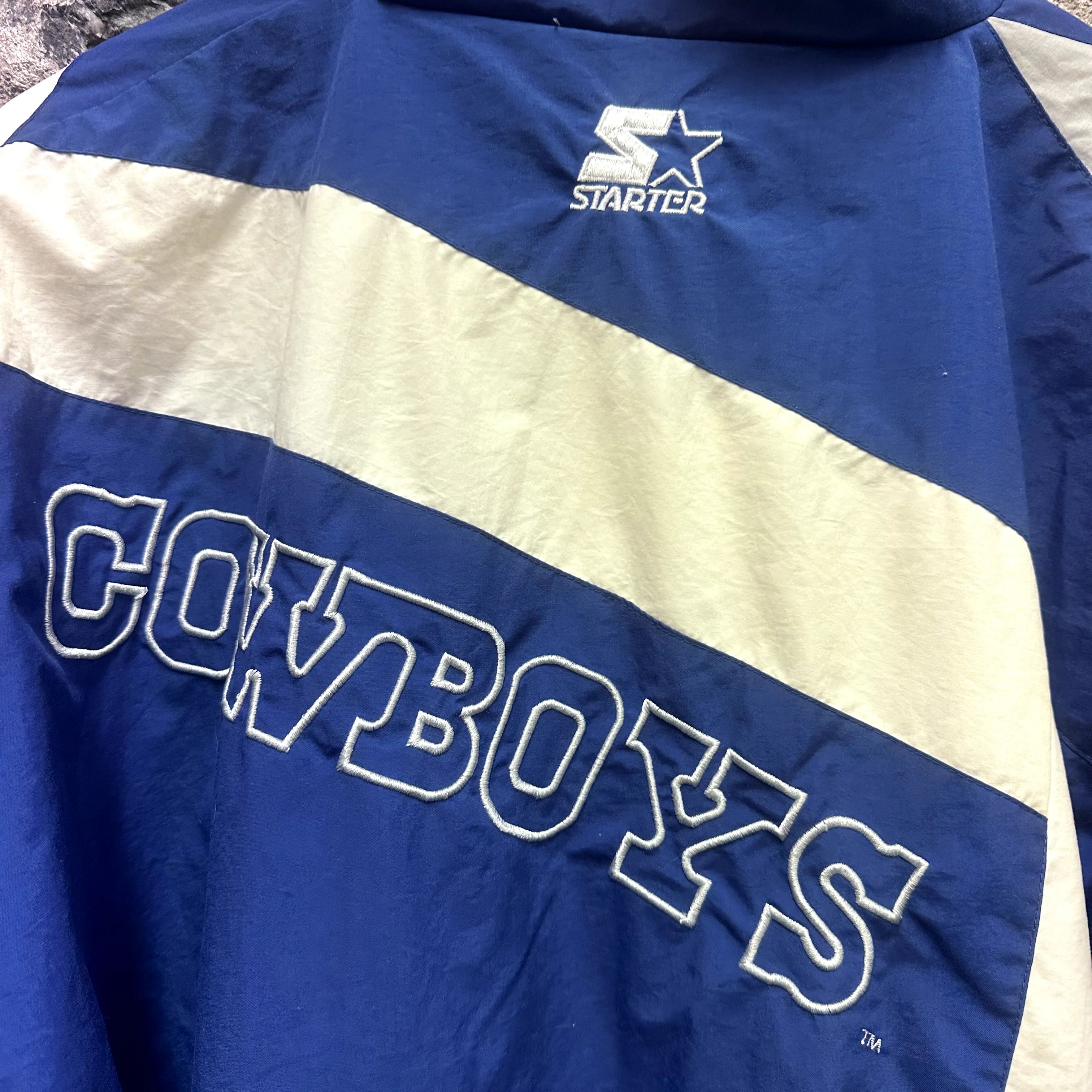 Vintage Starter Windbreaker Jacket Dallas Cowboys