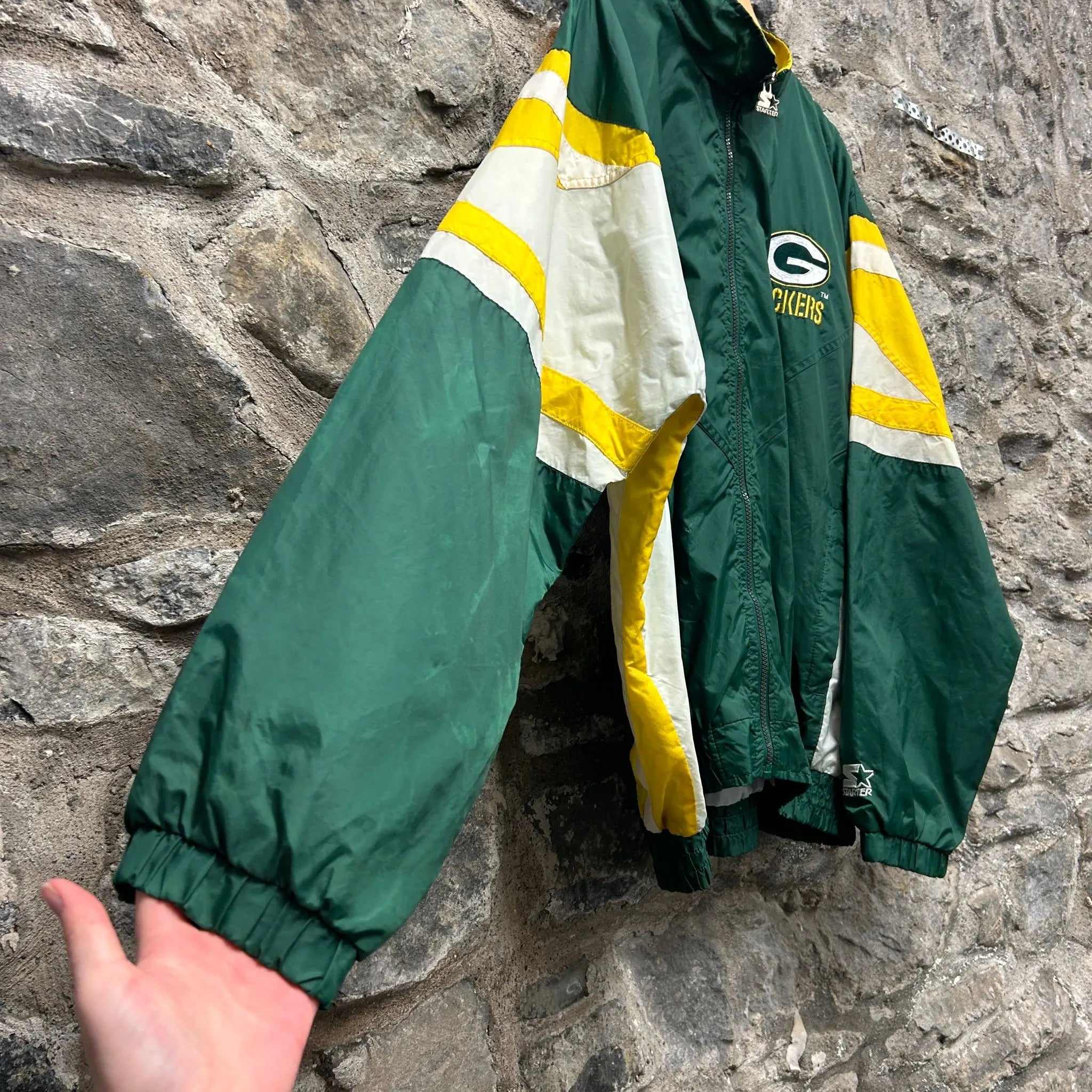 Vintage Starter Windbreaker Jacket Green Bay Packers