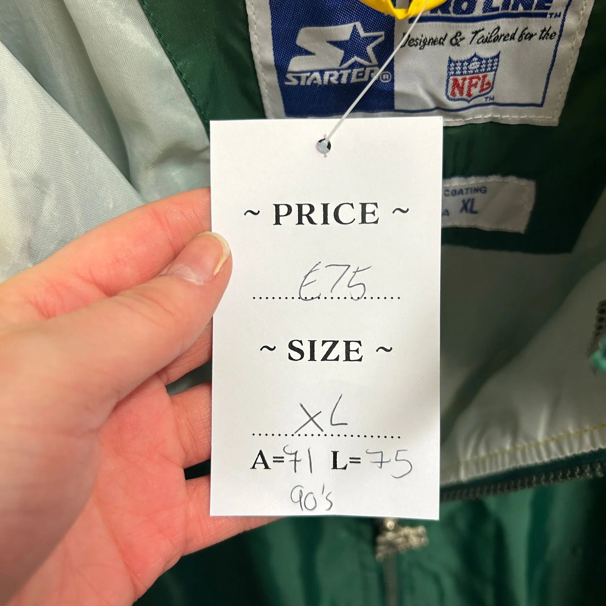 Vintage Starter Windbreaker Jacket Green Bay Packers