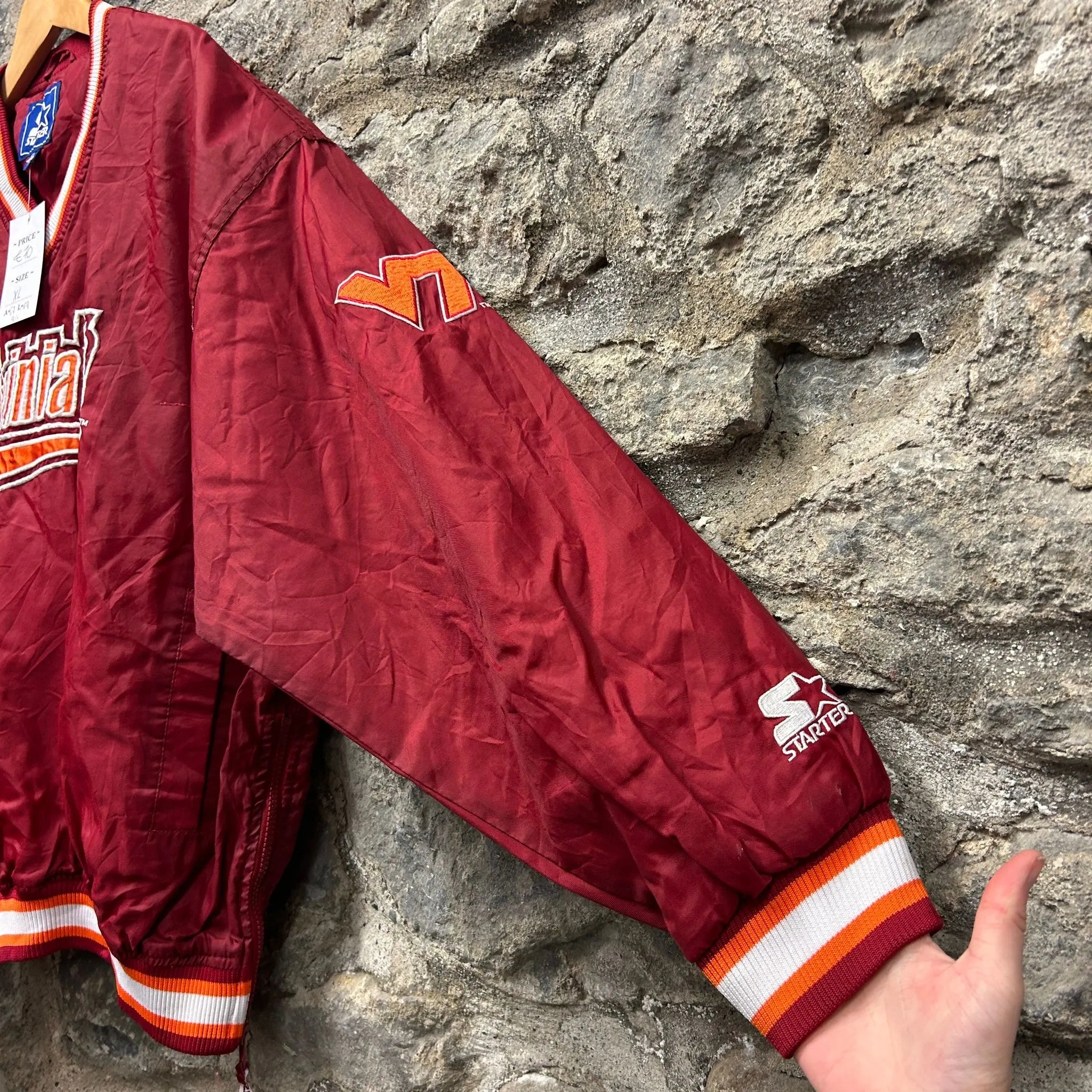 Vintage Starter Windbreaker Jacket Virginia Tech