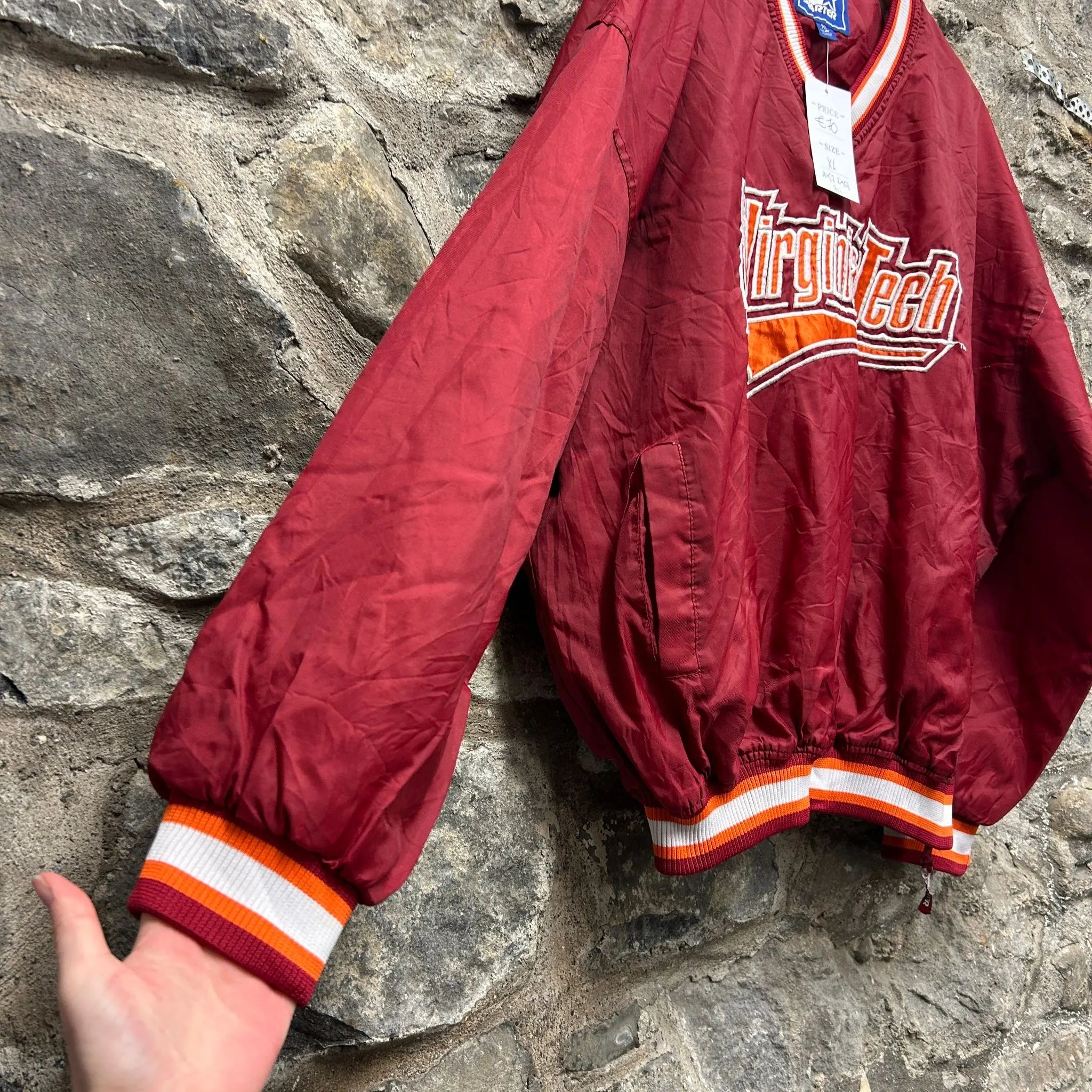 Vintage Starter Windbreaker Jacket Virginia Tech