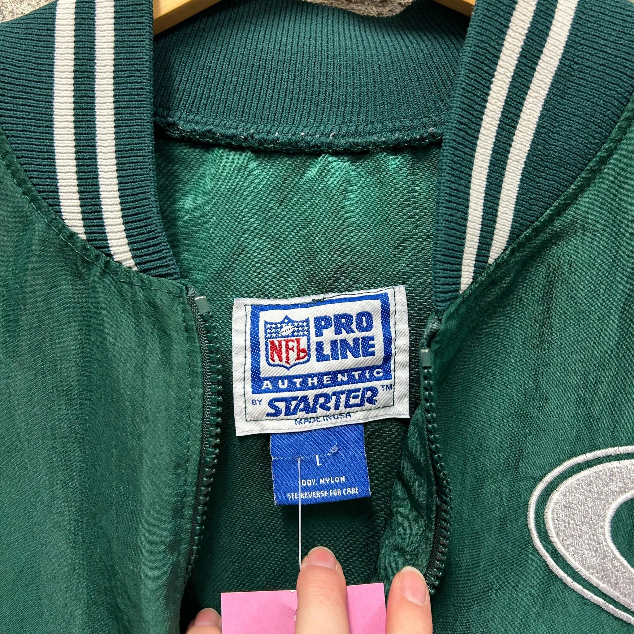 Vintage Starter Pullover Jacket Green Bay Packers