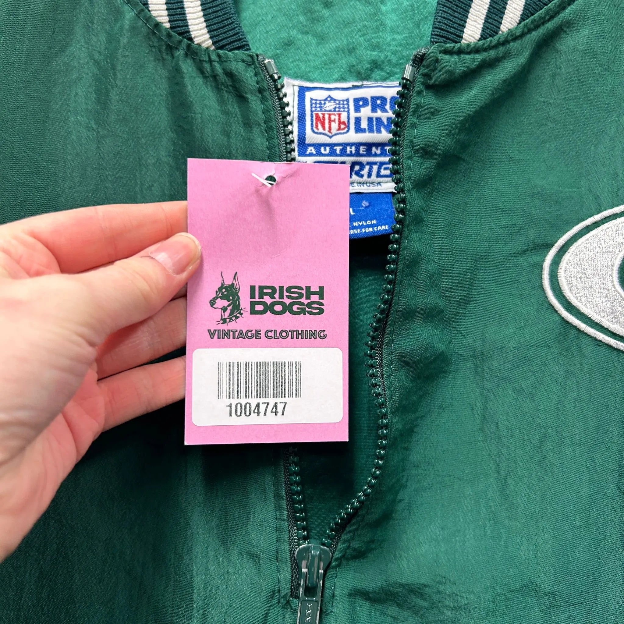 Vintage Starter Pullover Jacket Green Bay Packers