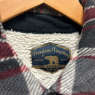 Vintage Freedom Foundry Sherpa-lined Flannel Shirt-jacket
