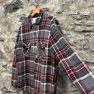 Vintage Freedom Foundry Sherpa-lined Flannel Shirt-jacket
