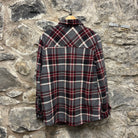 Vintage Freedom Foundry Sherpa-lined Flannel Shirt-jacket