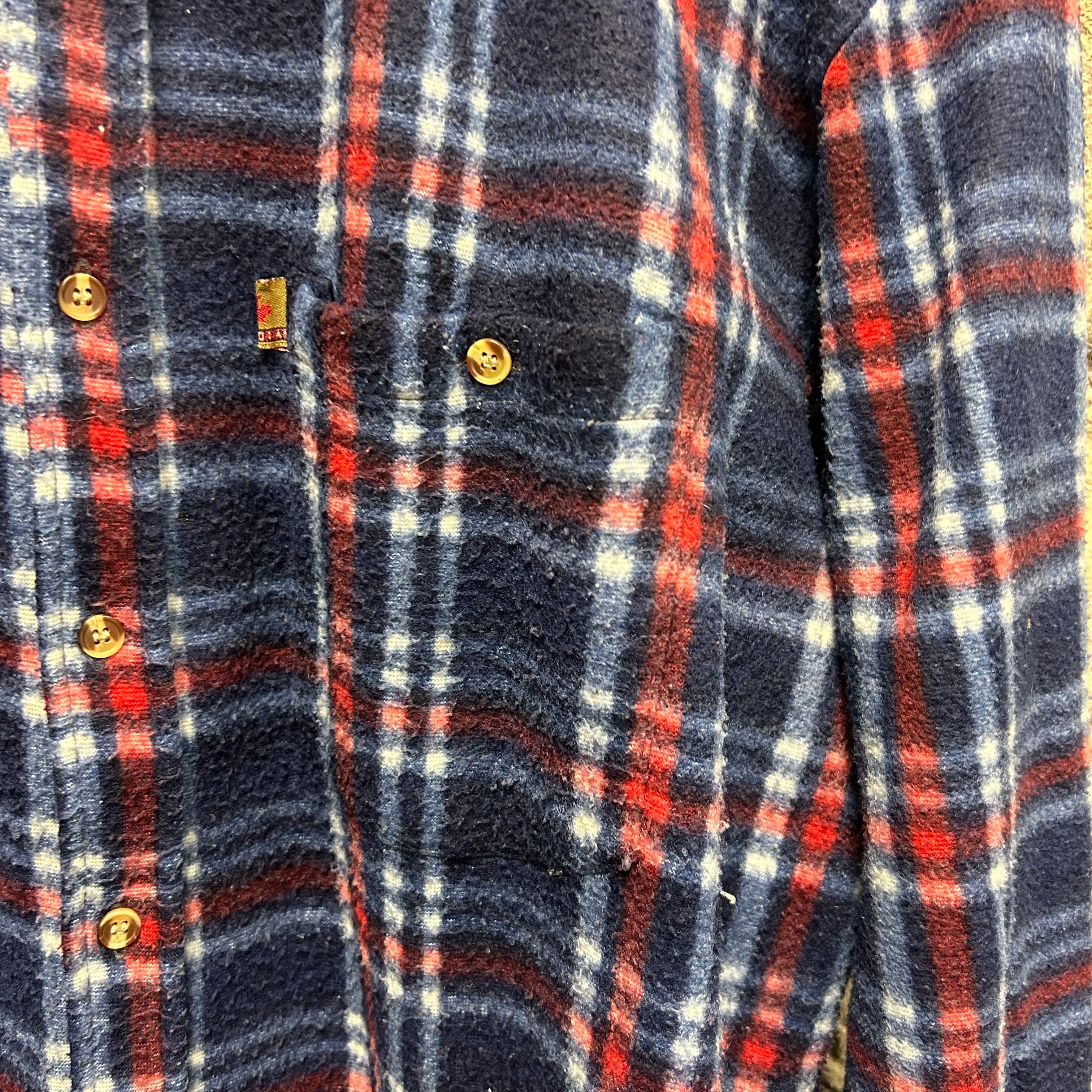 Vintage Canadian Long Sleeve Flannel Shirt