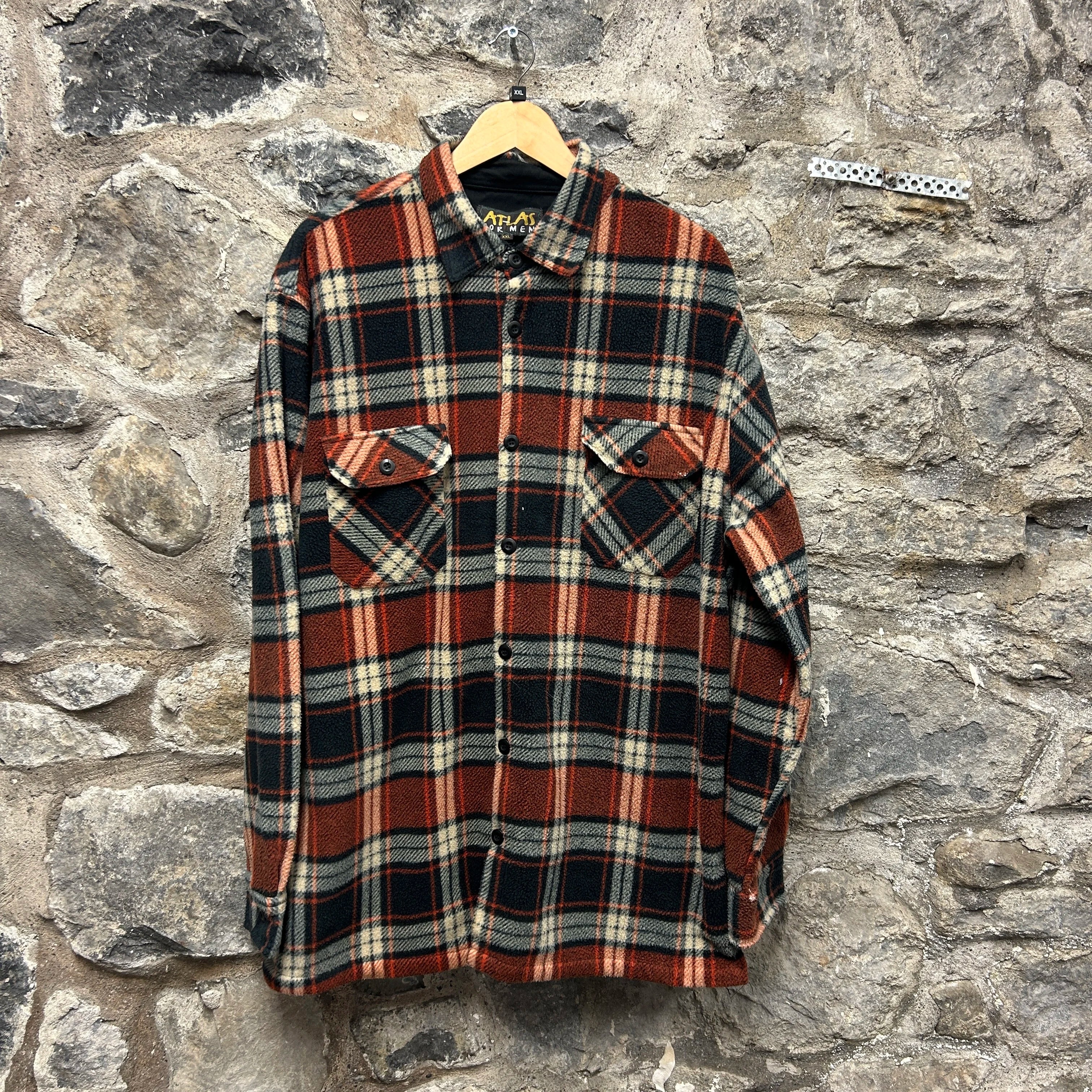 Vintage Atlas For Men Flannel Shirt