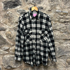 Vintage Gele Plaid Flannel Overshirt