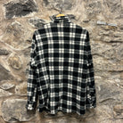 Vintage Gele Plaid Flannel Overshirt