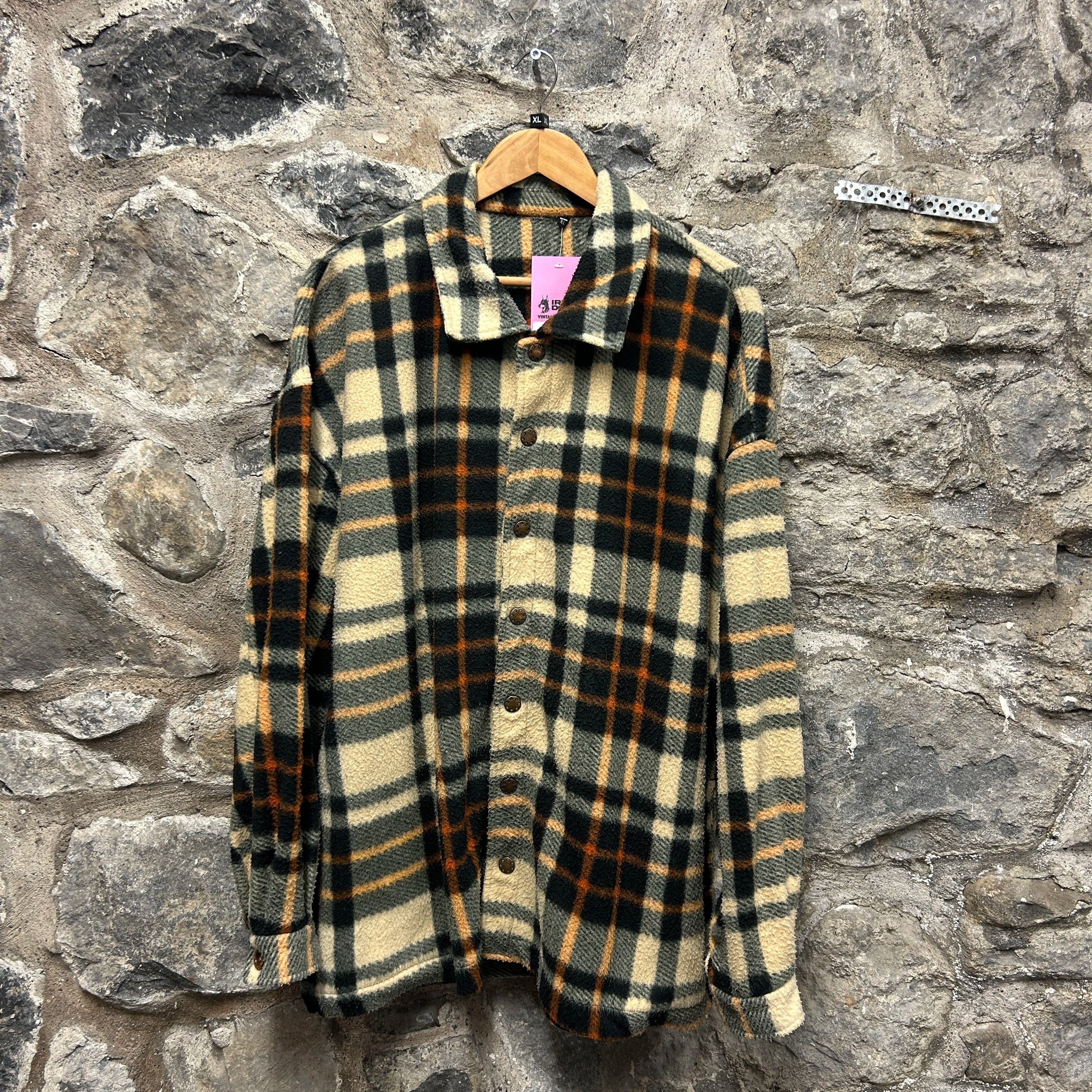 Vintage Irish Dogs Vintage Clothing Plaid Flannel Overshirt