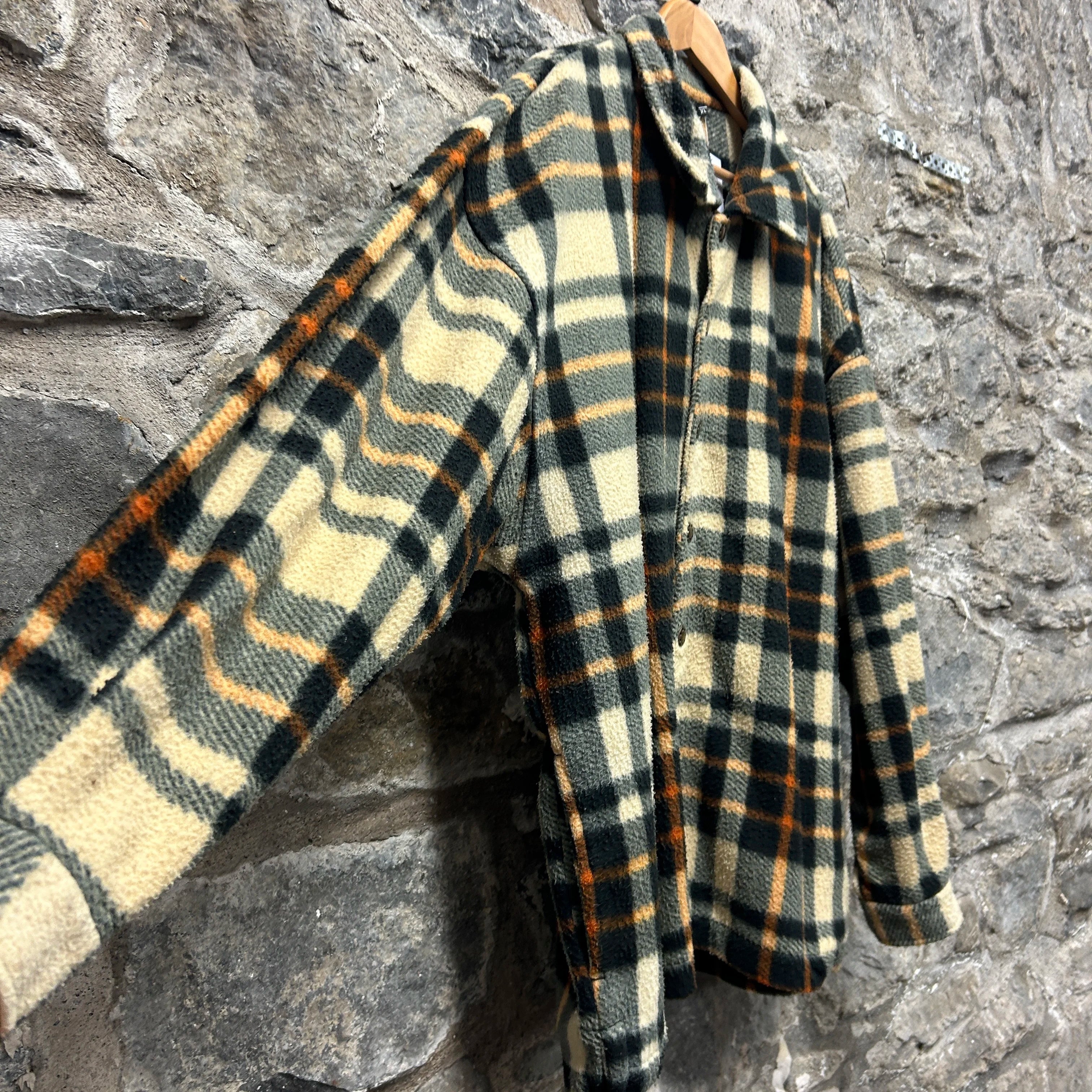 Vintage Irish Dogs Vintage Clothing Plaid Flannel Overshirt