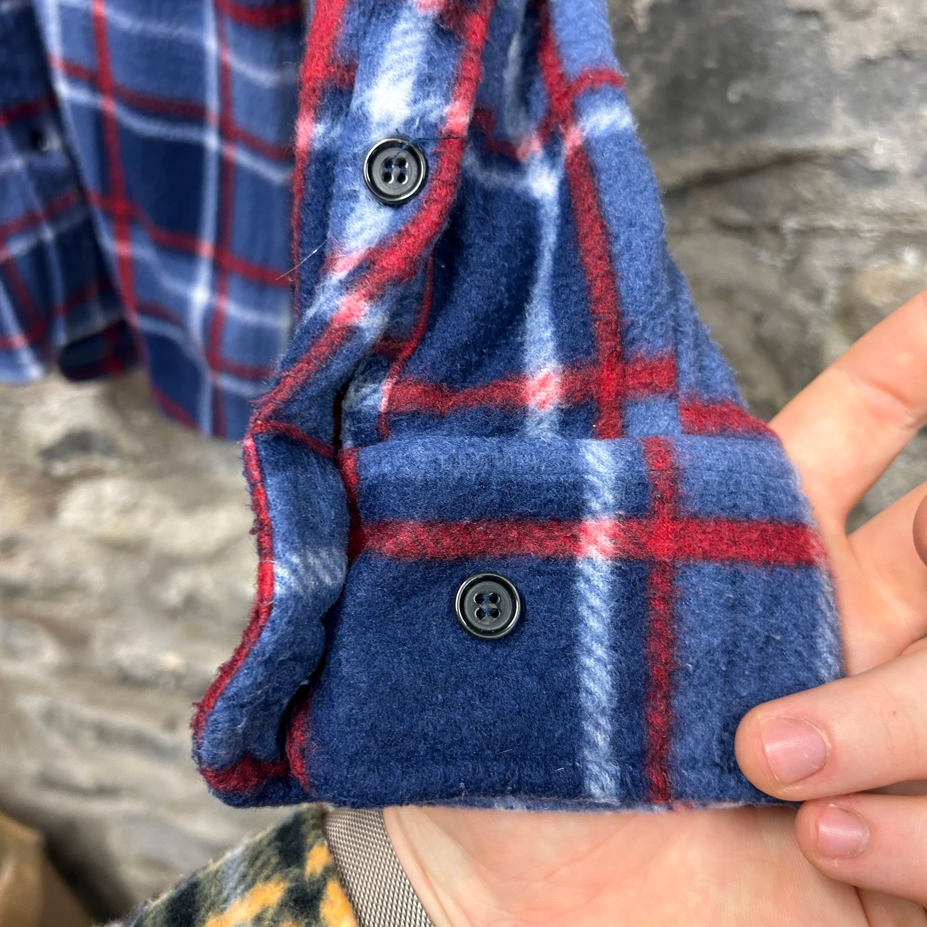 Vintage Junction Vest Long Sleeve Flannel Shirt