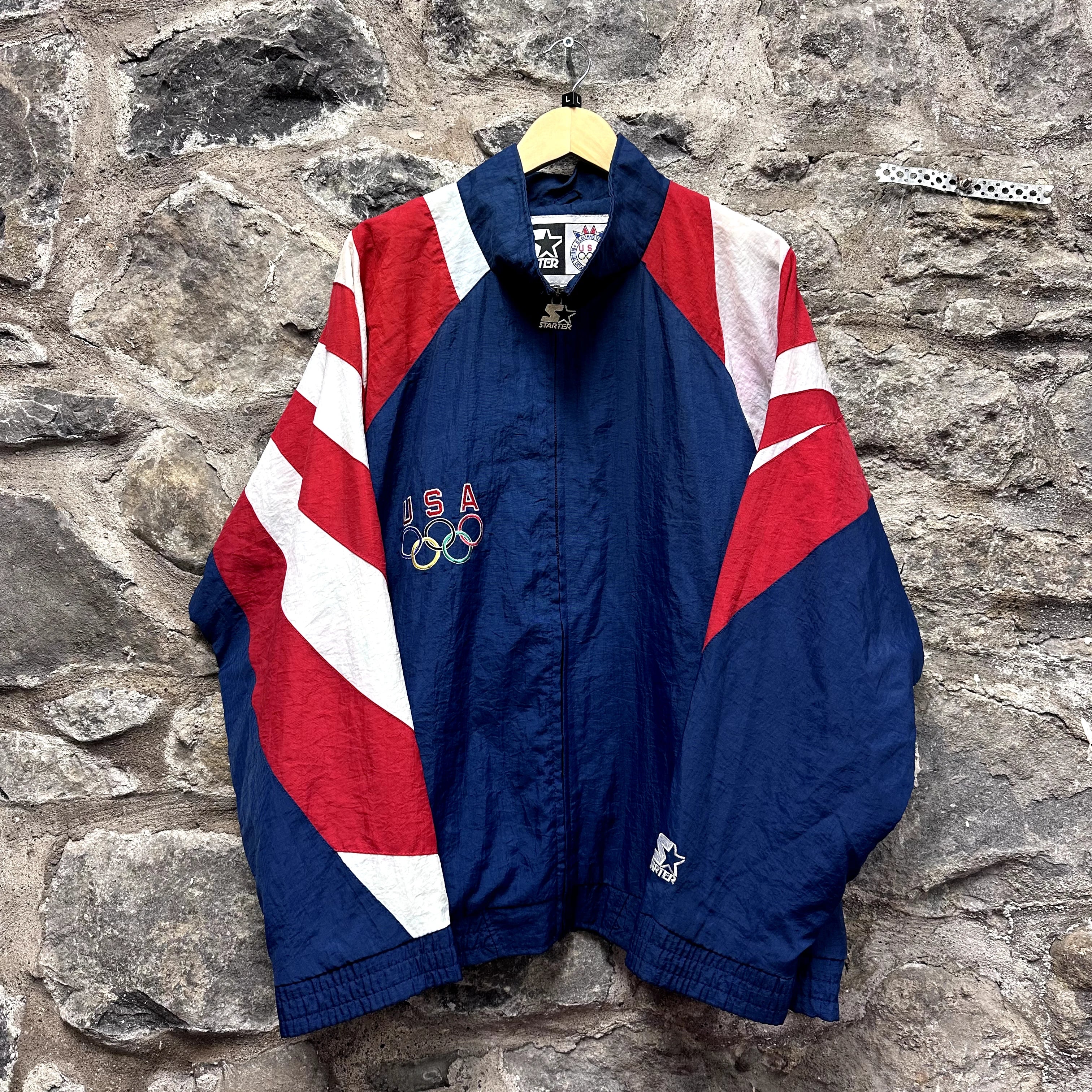 Vintage Starter Windbreaker Jacket 1996 Atlanta Olympics