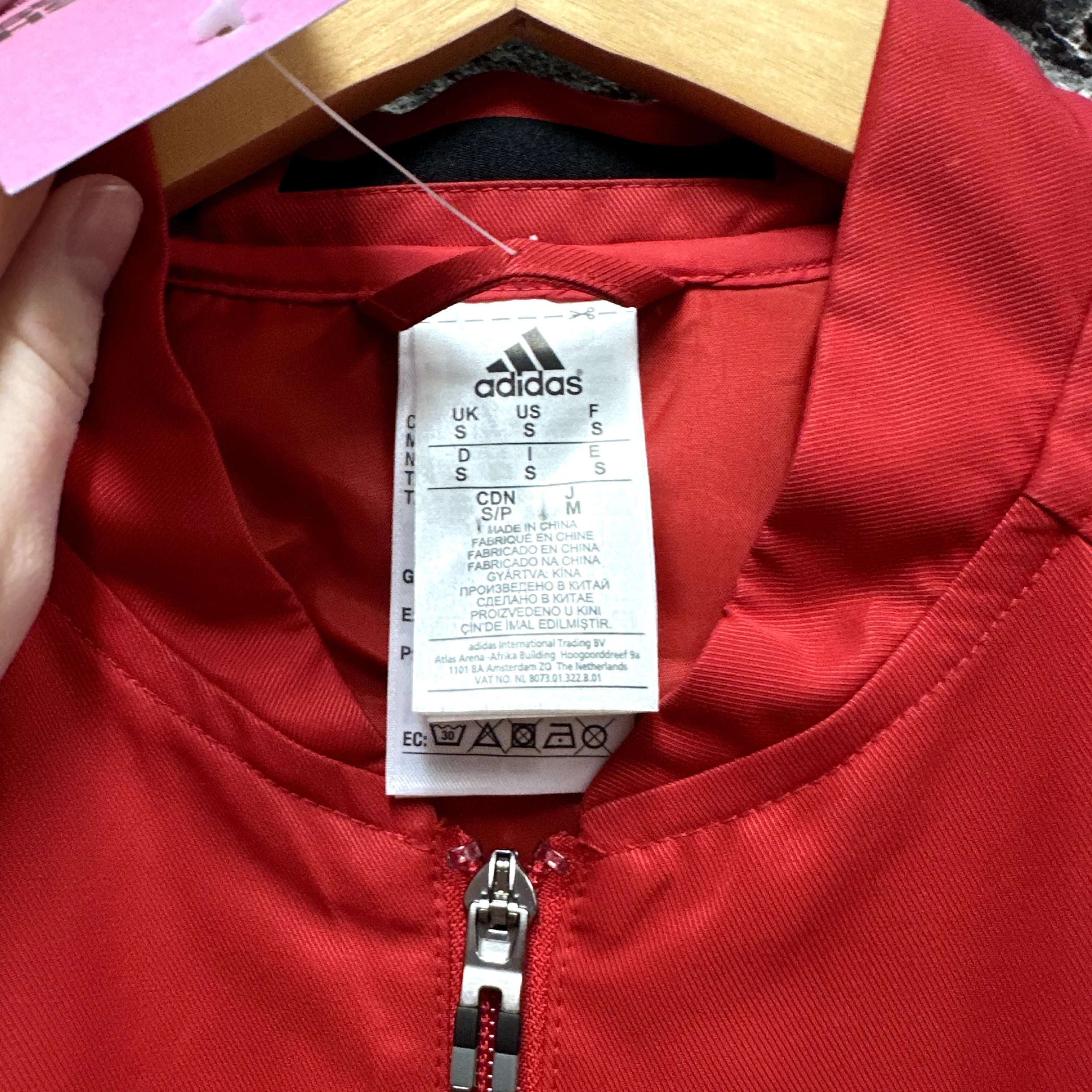 Manchester United Adidas Track Jacket