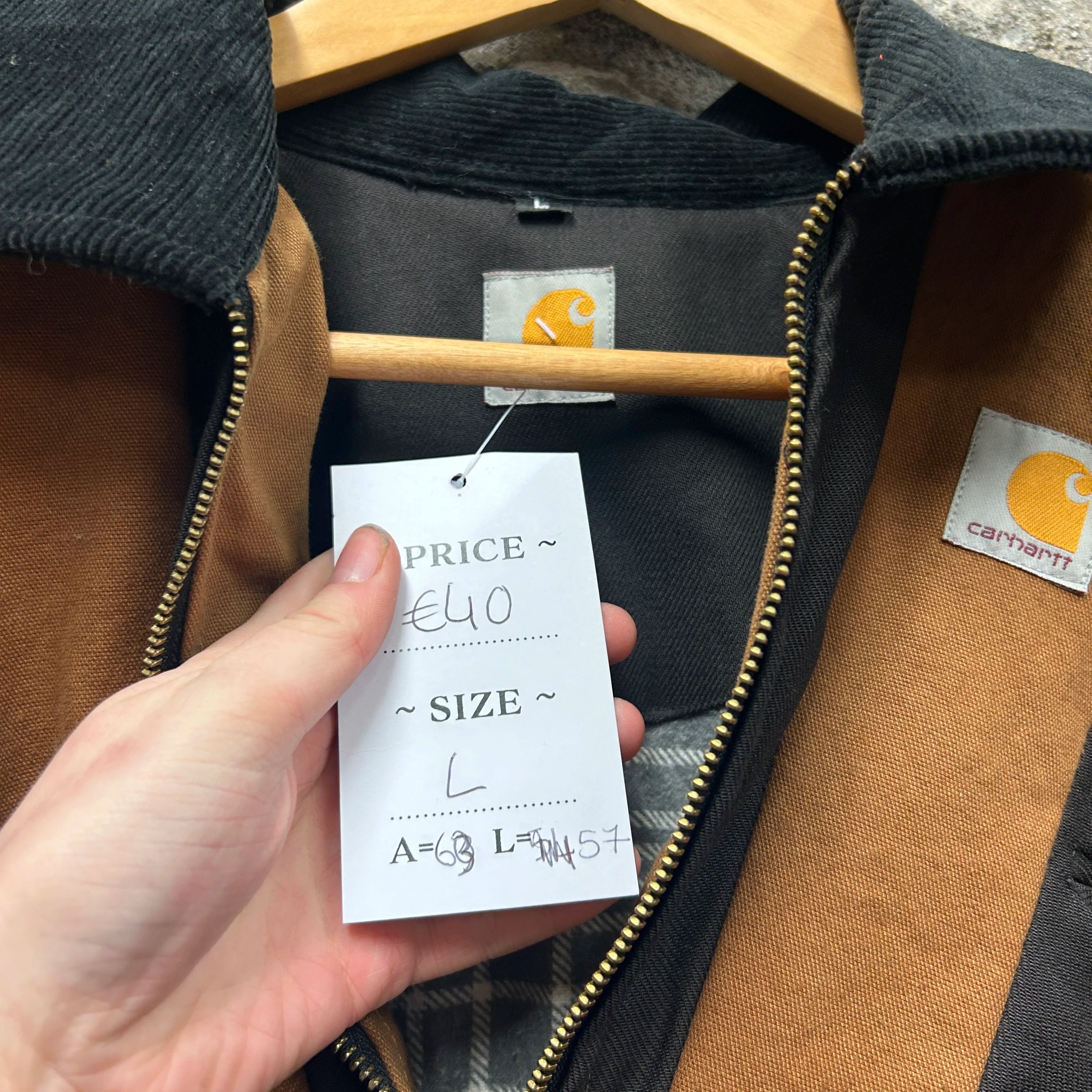 Cropped Rework Carhartt Jacket