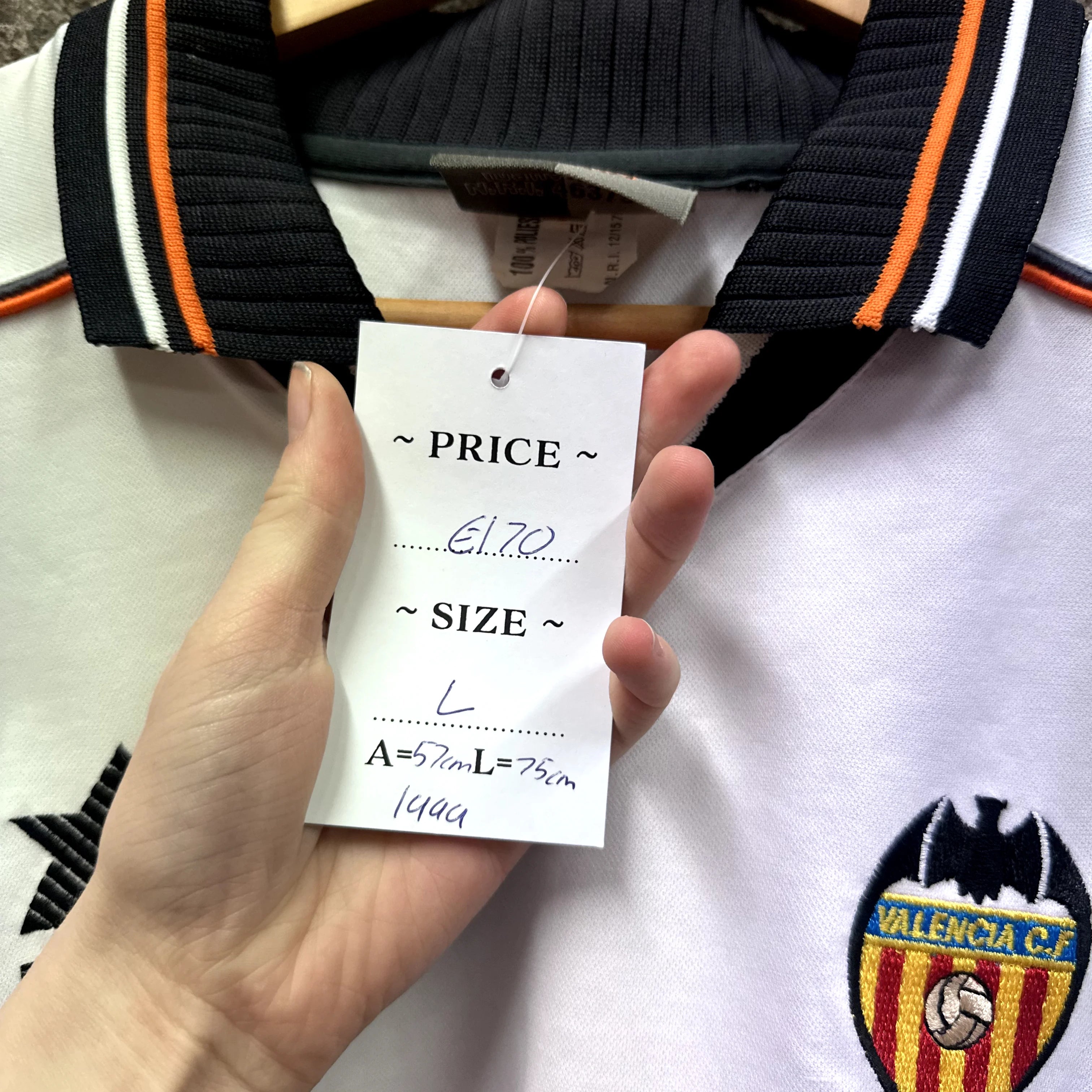 Vintage Valencia Football Shirt-1999