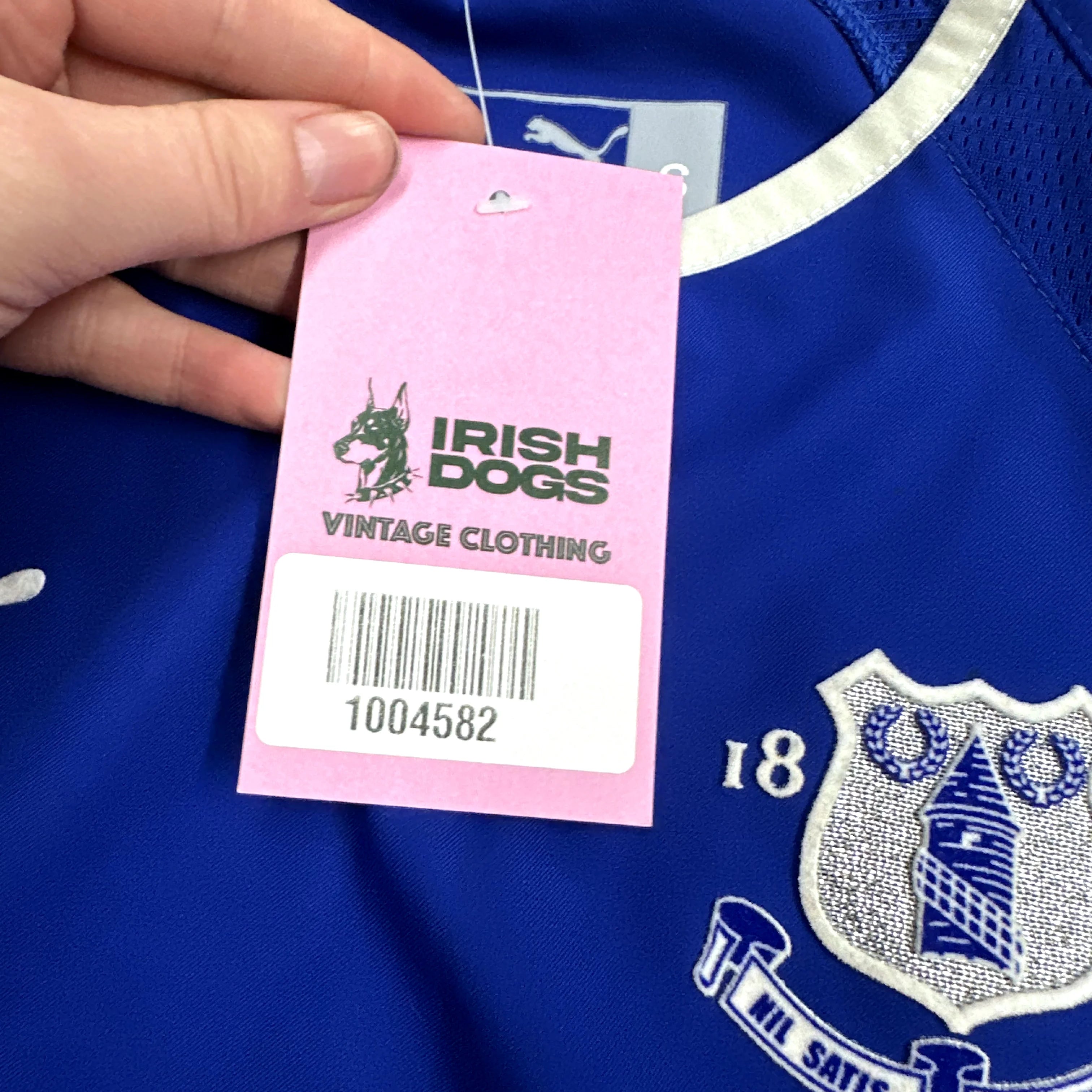 Vintage Everton Football Shirt 2003-2004