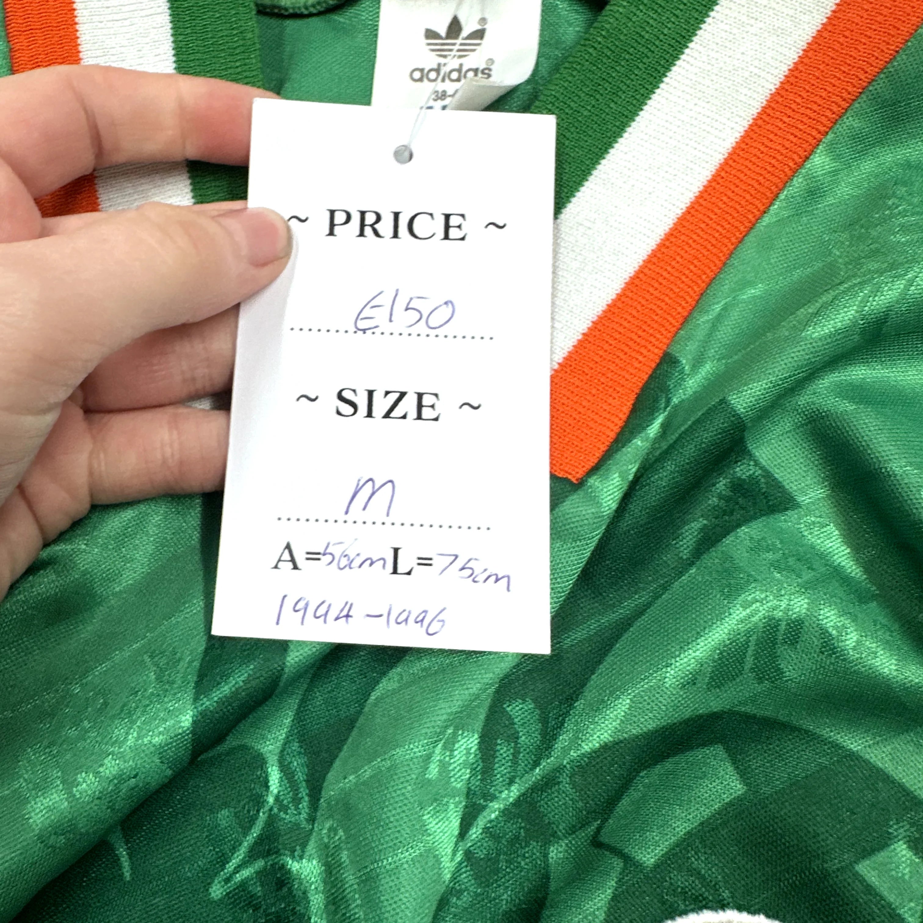 Vintage Ireland Football Shirt-1994-1996