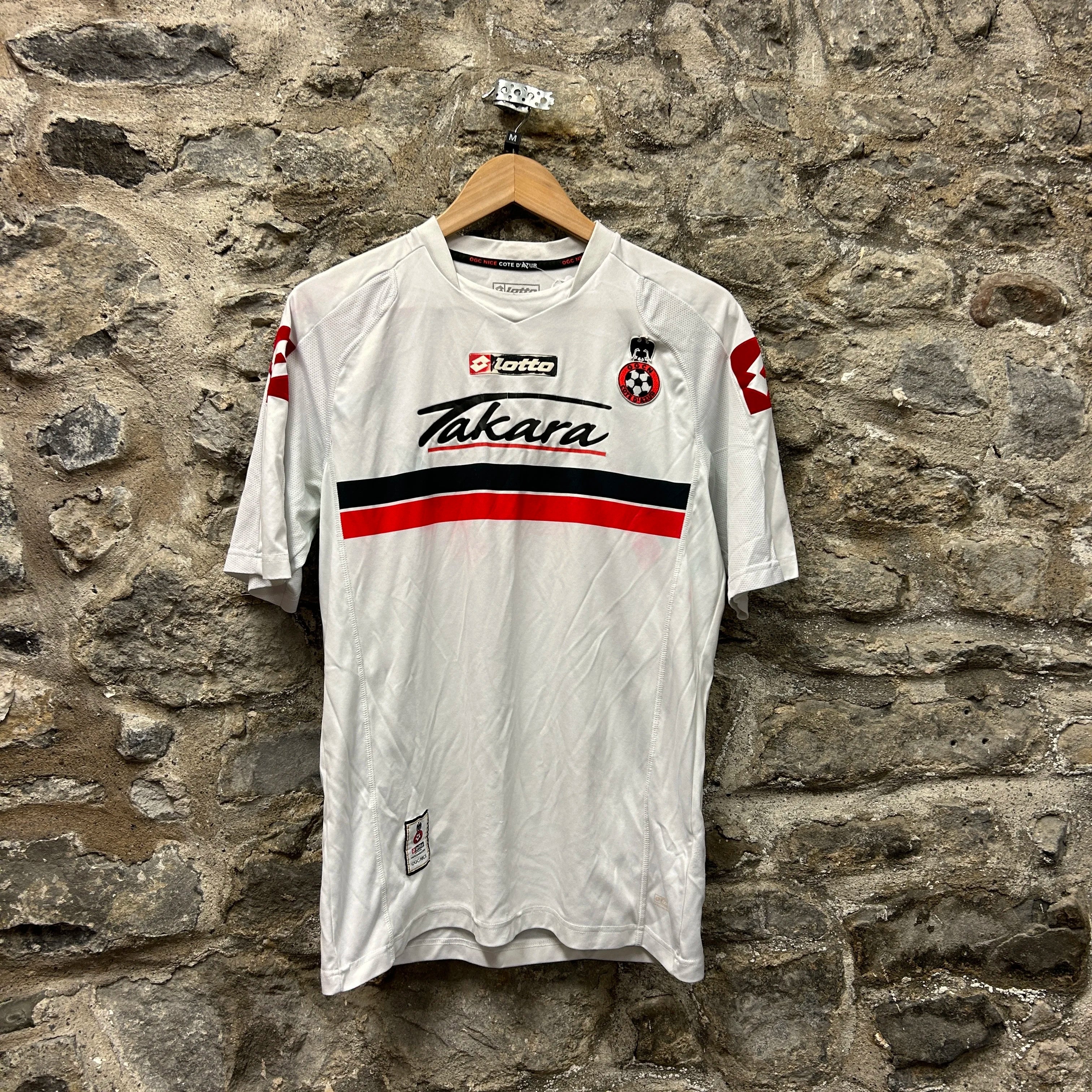 Vintage OGC Nice Football Shirt-2008-2009