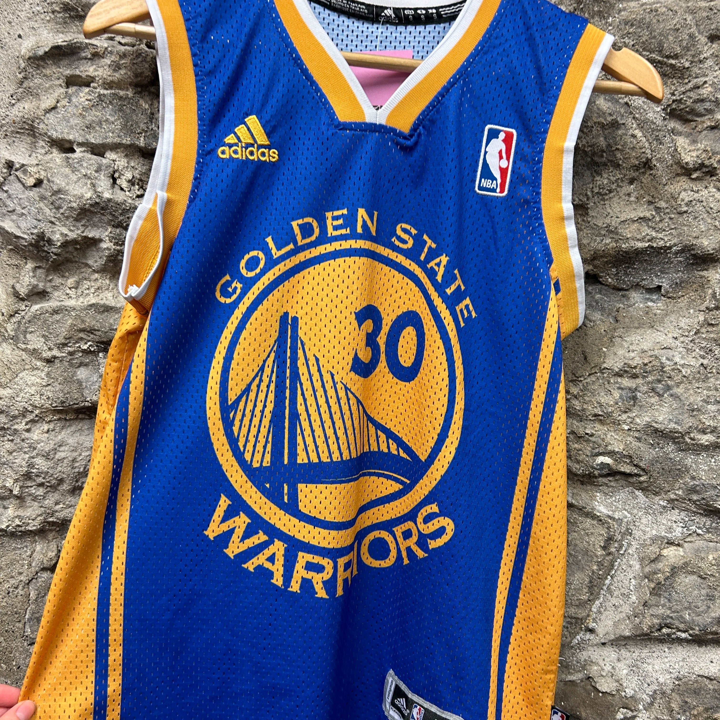 Vintage Adidas Golden State Warriors Basketball Jersey