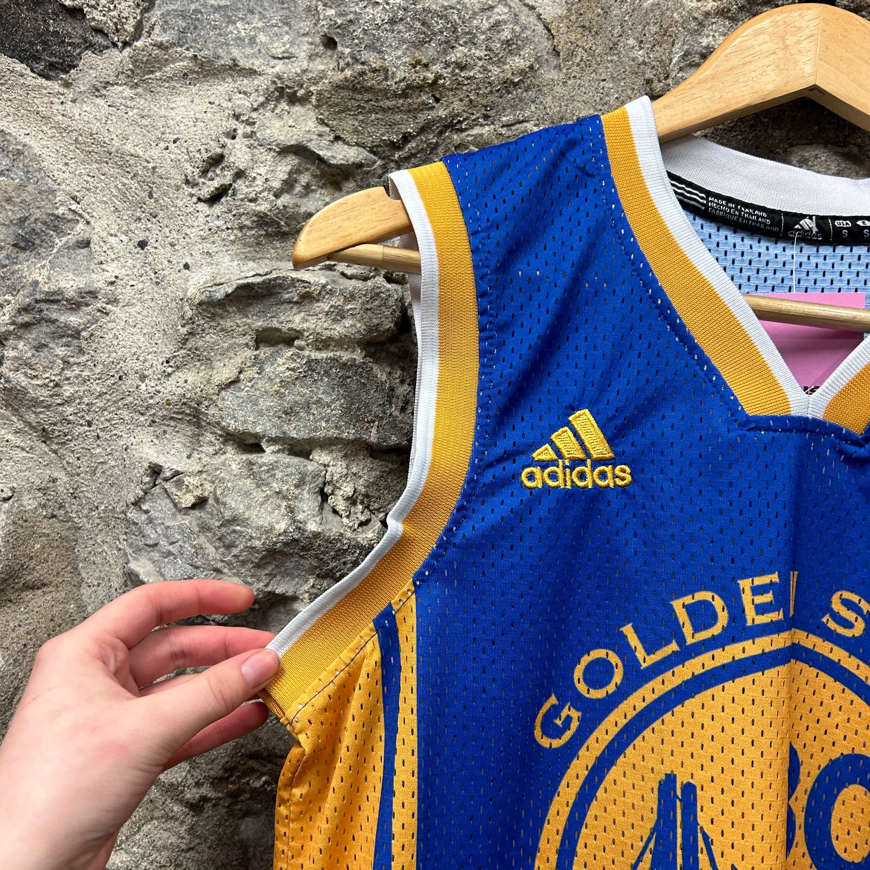Vintage Adidas Golden State Warriors Basketball Jersey