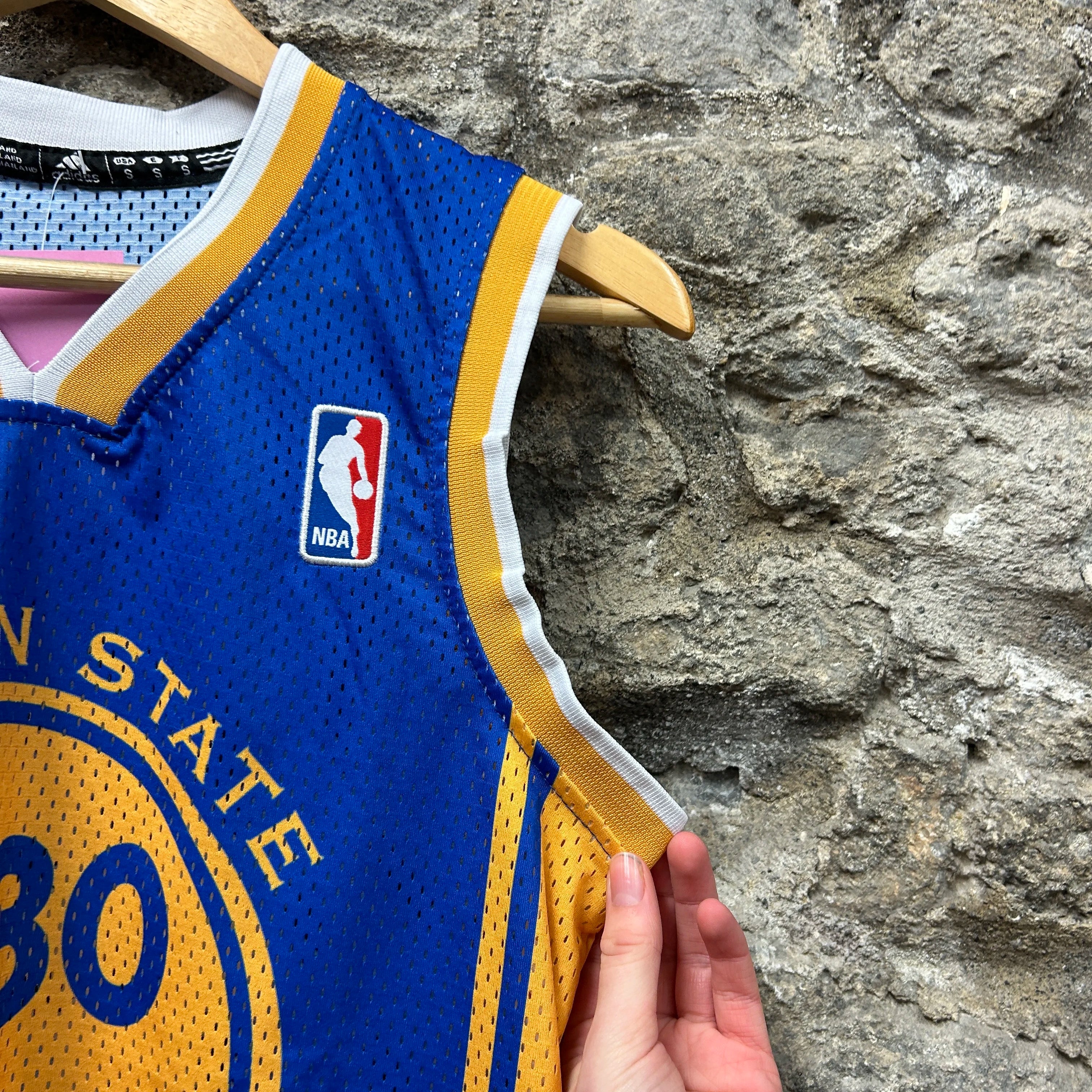 Vintage Adidas Golden State Warriors Basketball Jersey