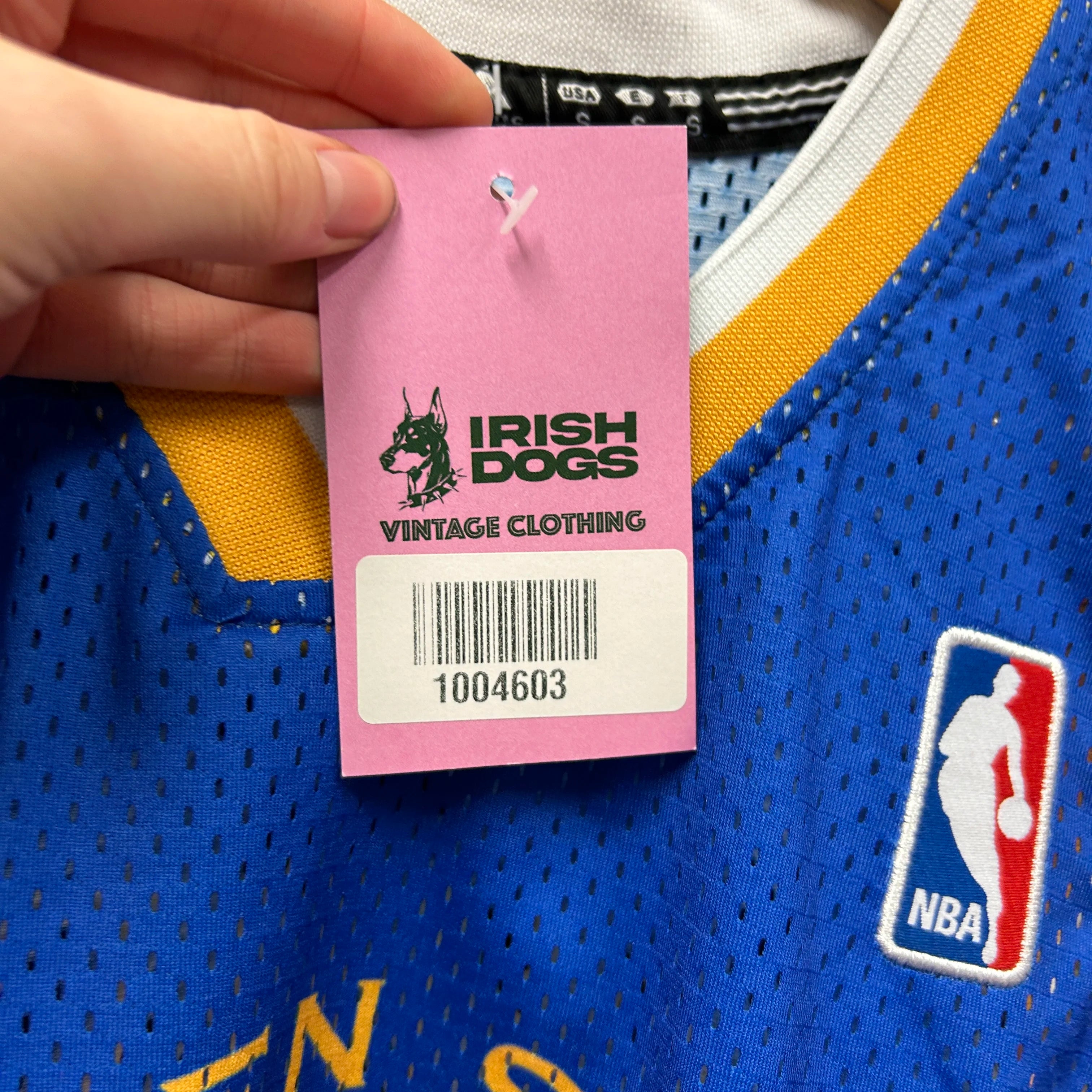 Vintage Adidas Golden State Warriors Basketball Jersey