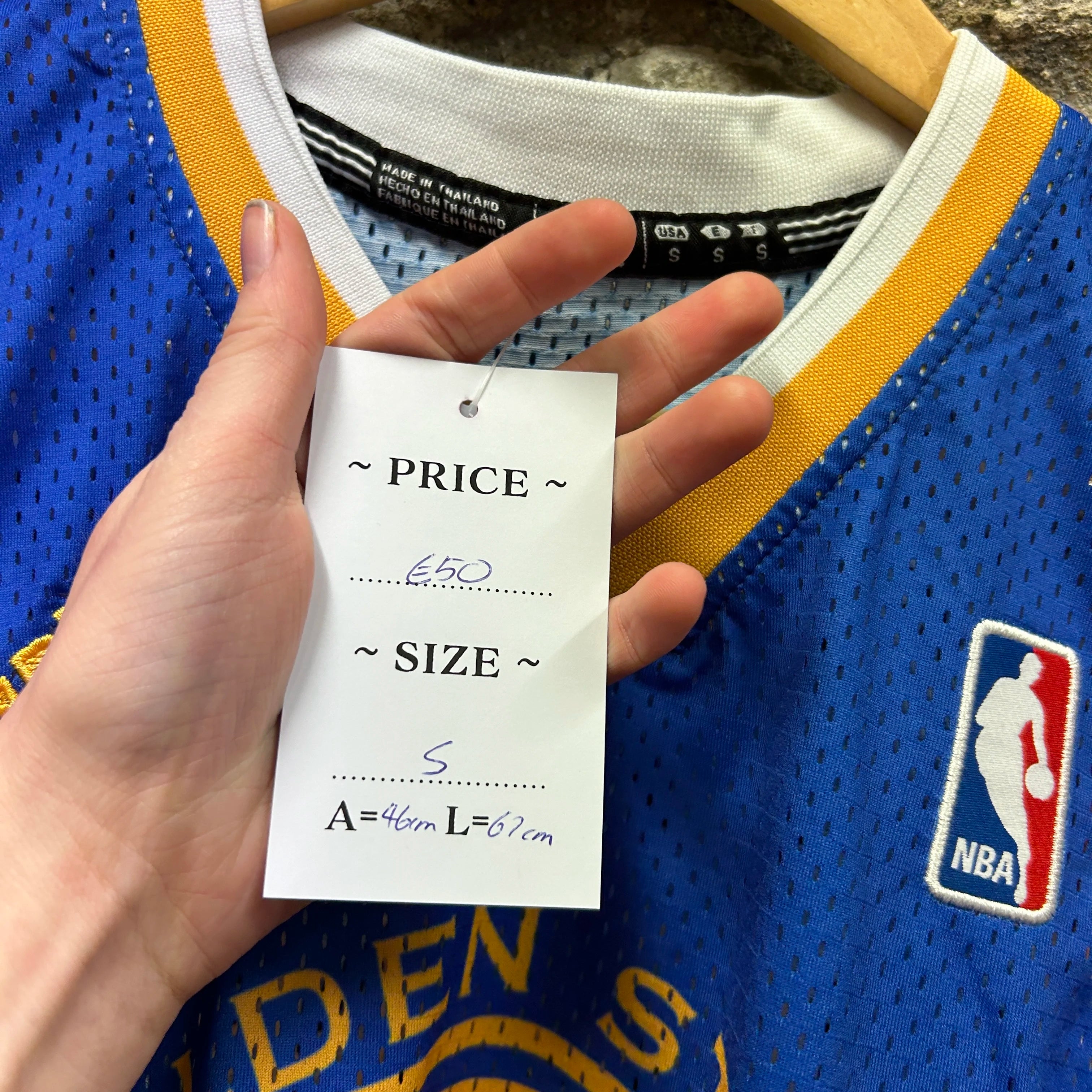 Vintage Adidas Golden State Warriors Basketball Jersey