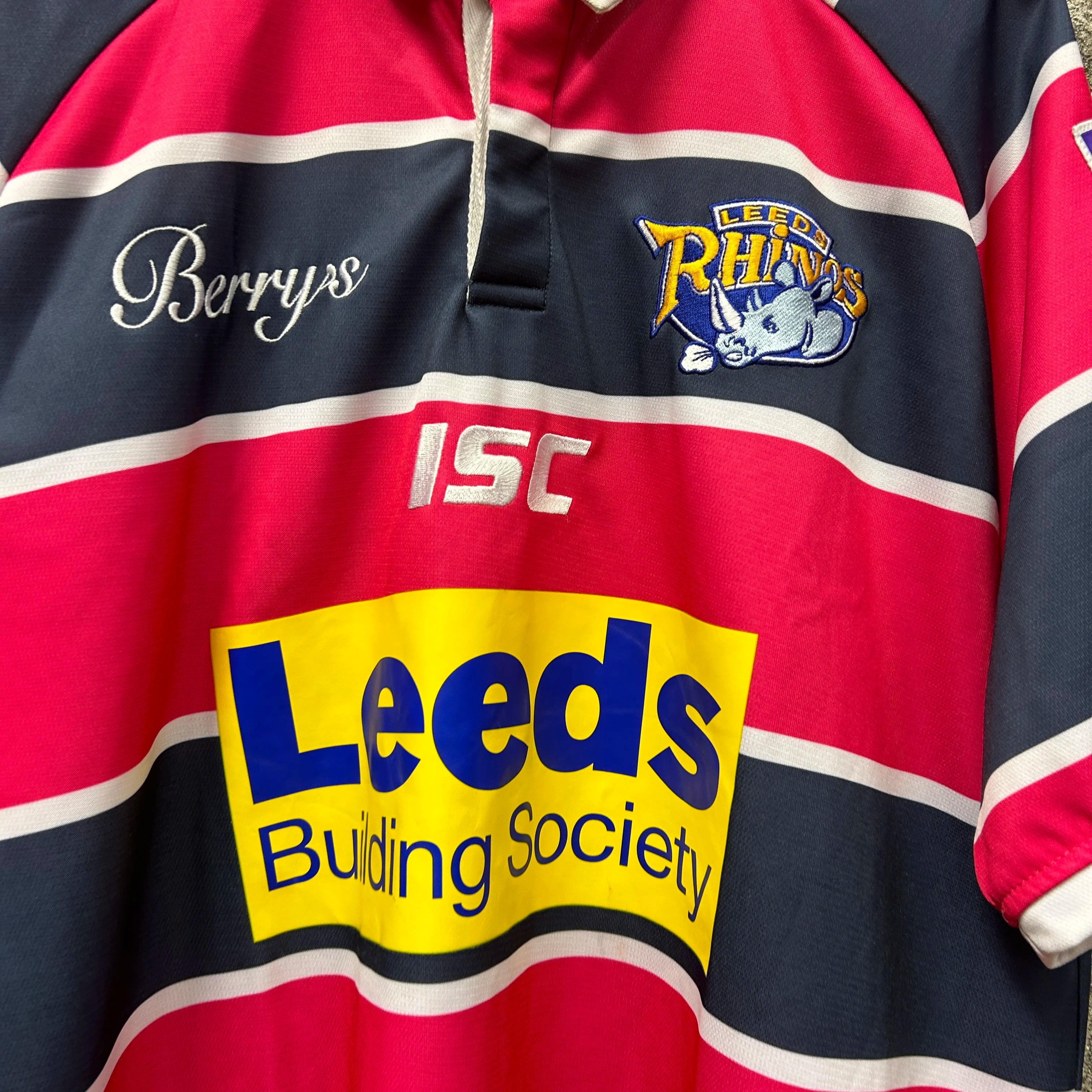 Vintage Leeds Rhinos Rugby Shirt-2012-2013