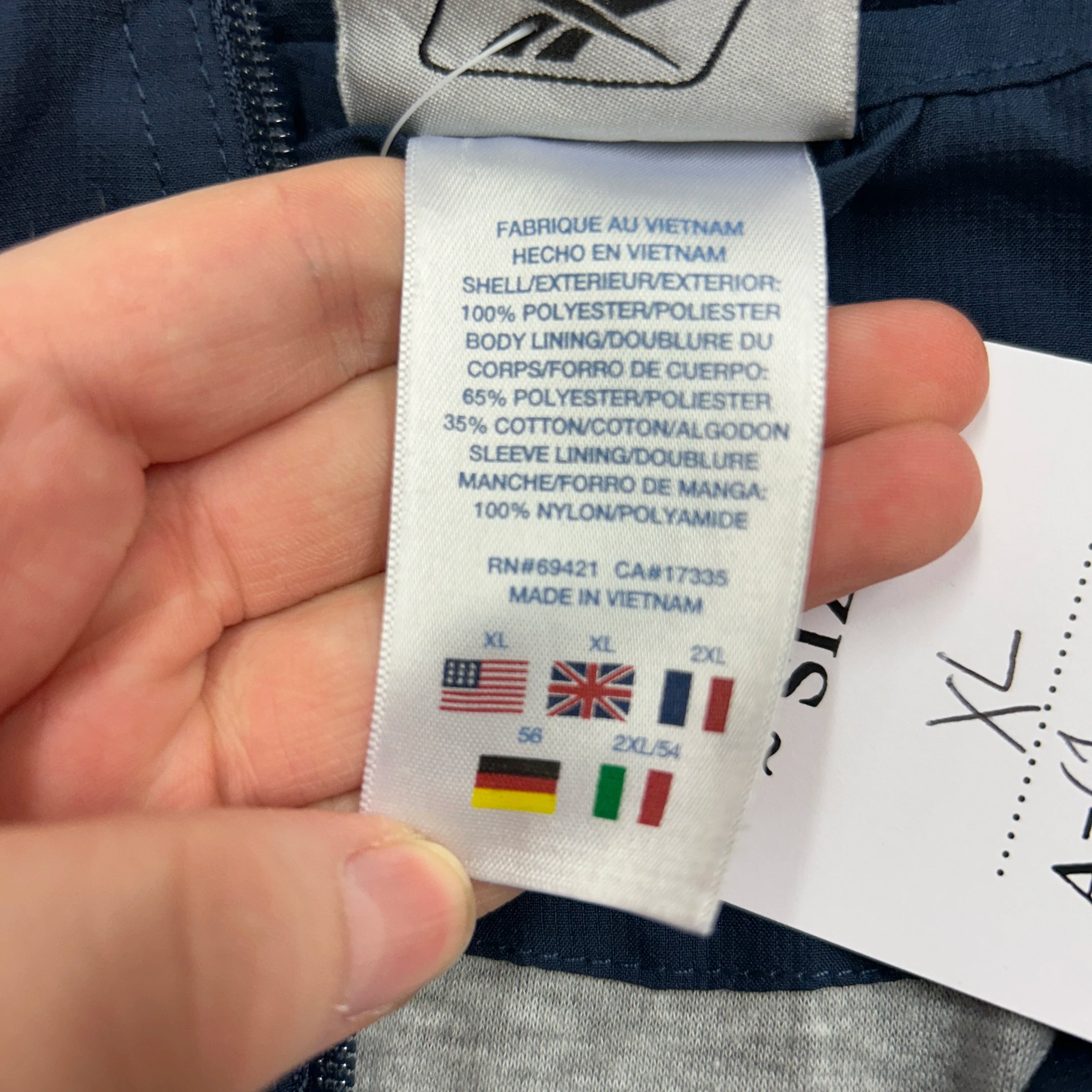 Vintage Reebok Track Jacket