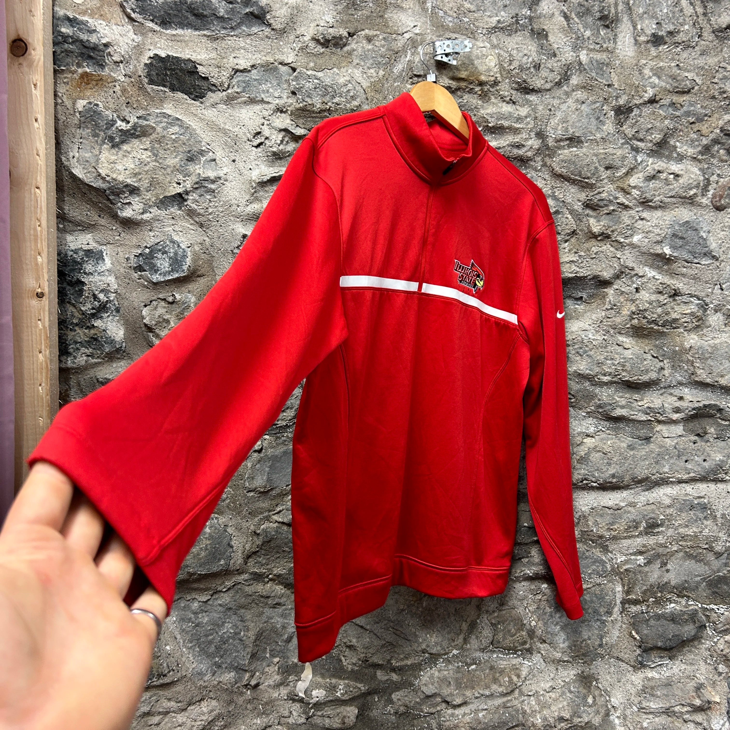 Illinois State Quarter-zip Fleece Pullover